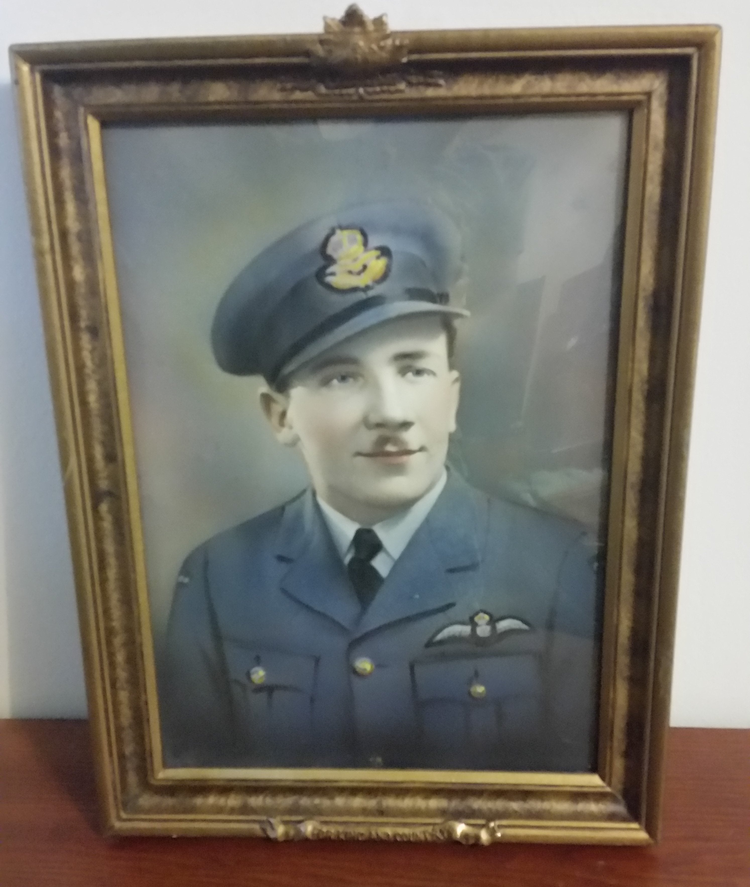 WWII Historical Piece - Canadian Carved Wood "For King and Country" Military Frame