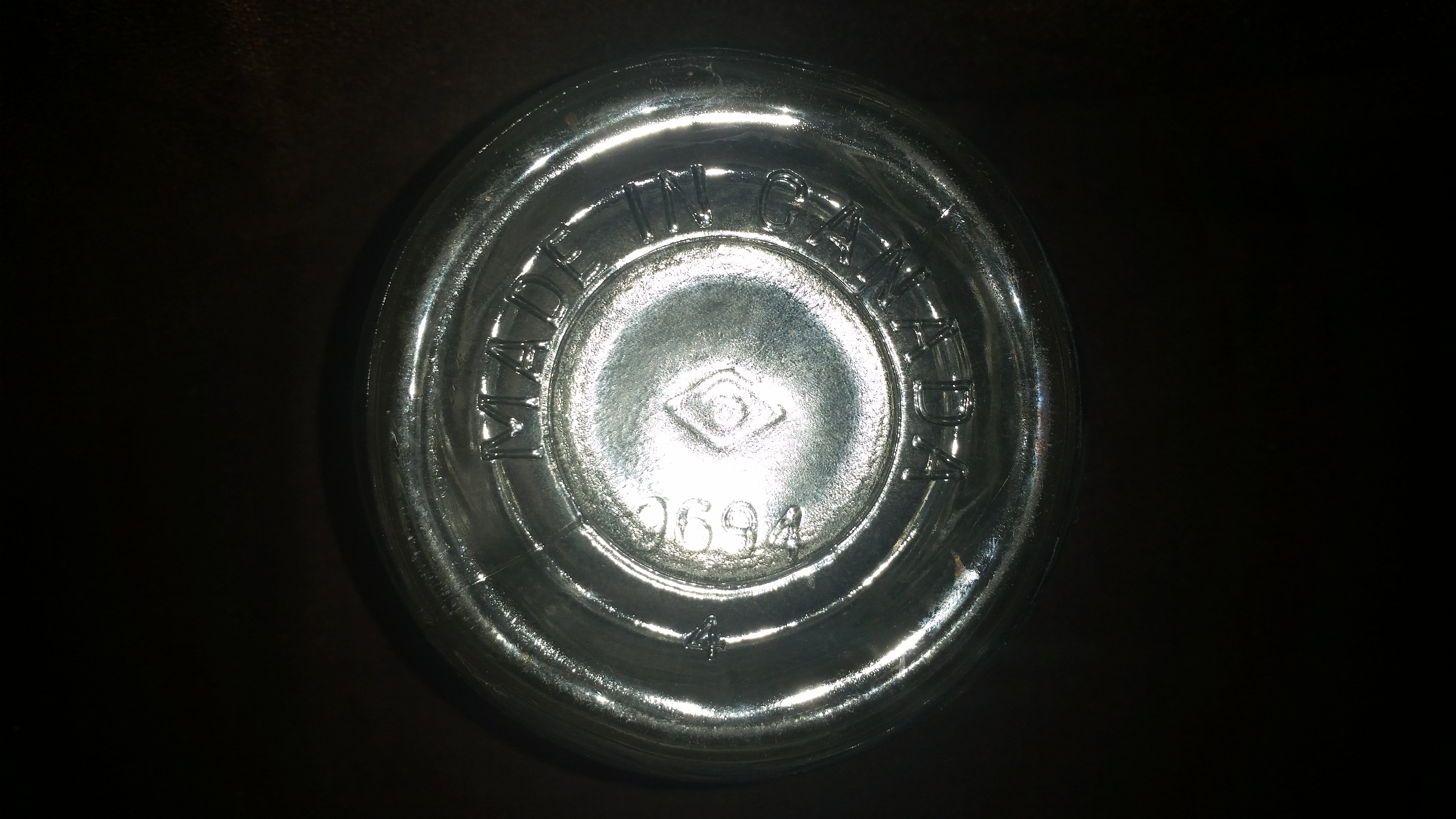 Vintage Clear Glass Wine Moonshine Jug Bottle #9694 6