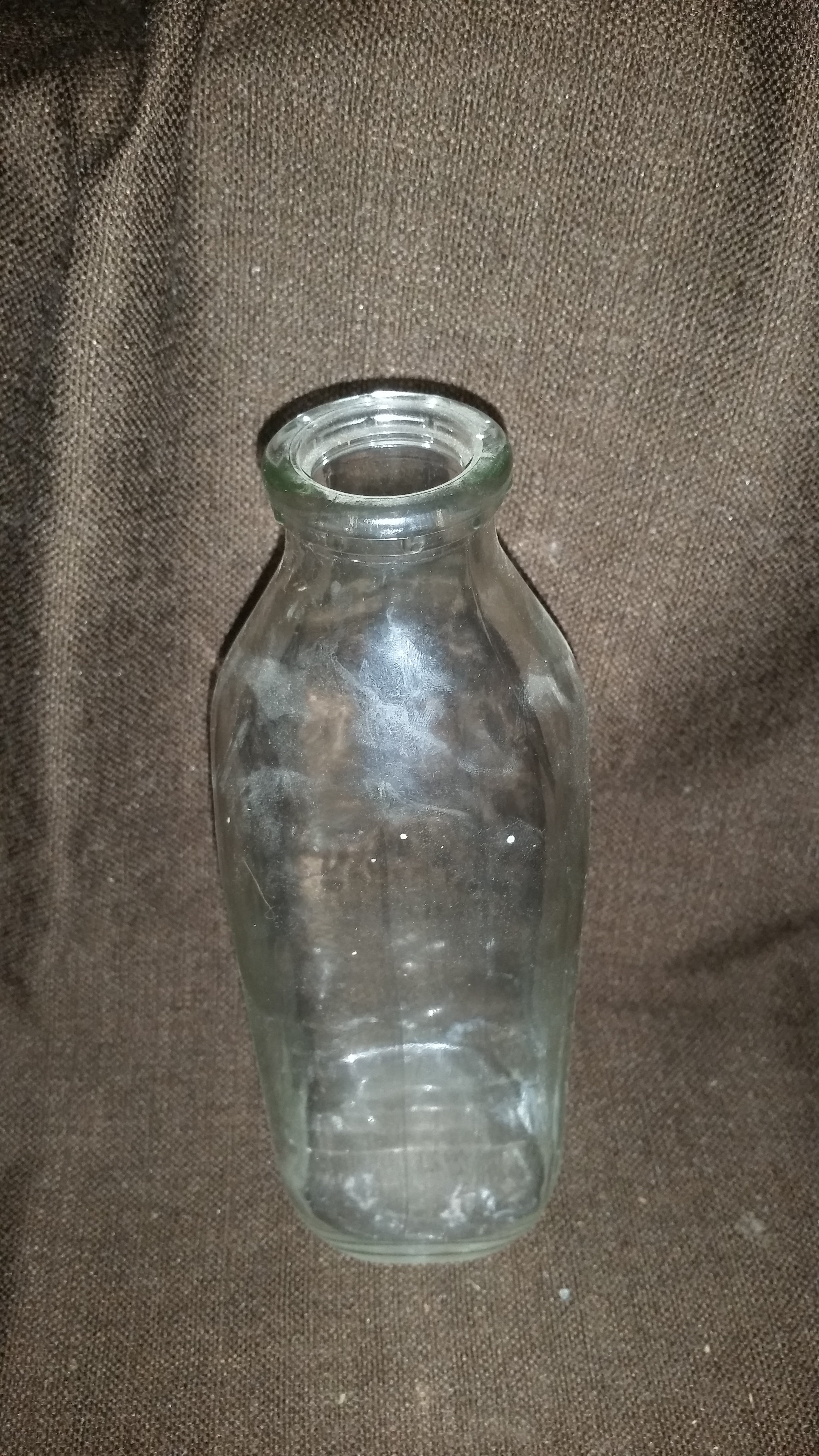 Vintage Glass Milk Bottle 4