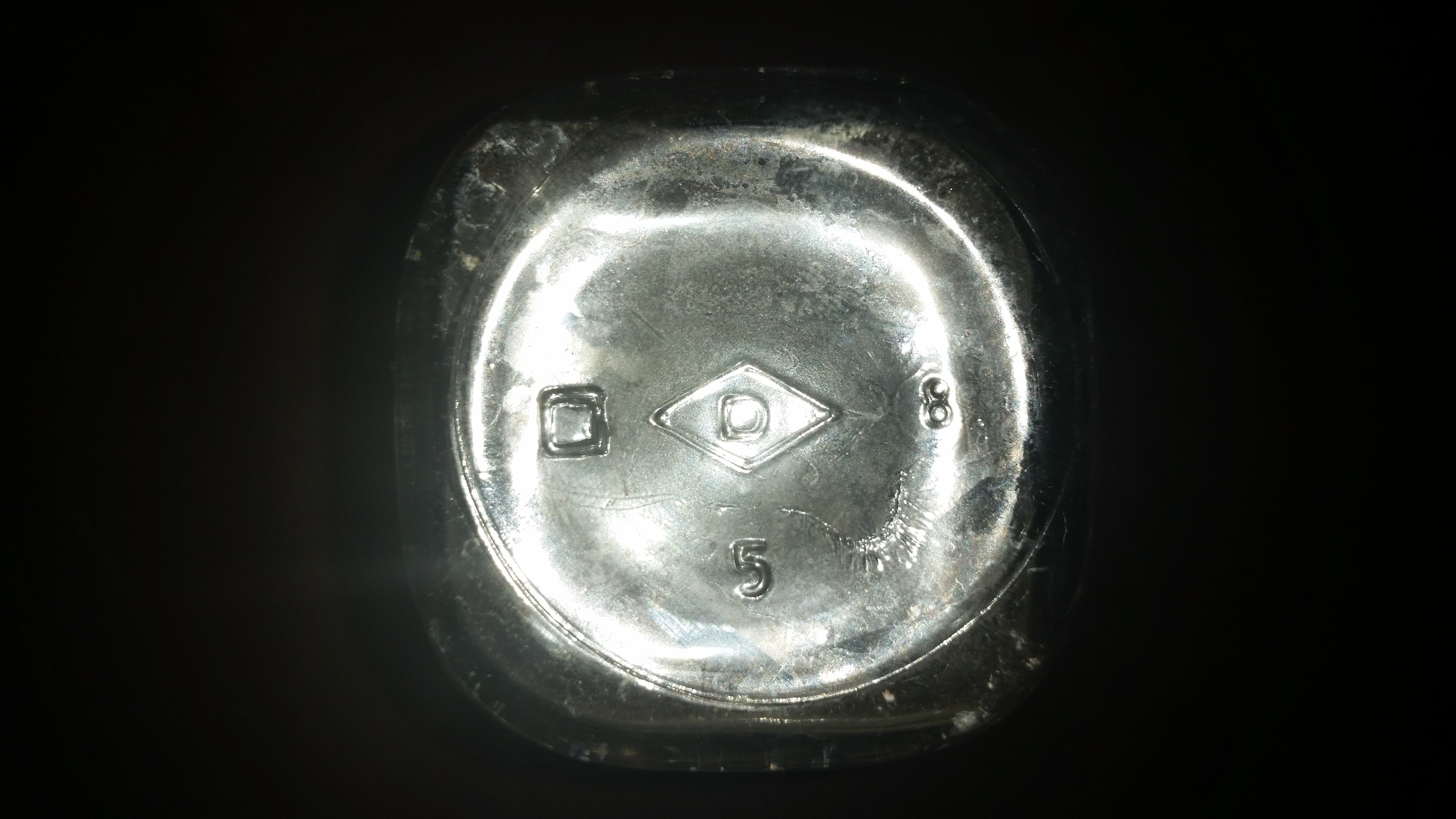 Vintage Glass Milk Bottle 6