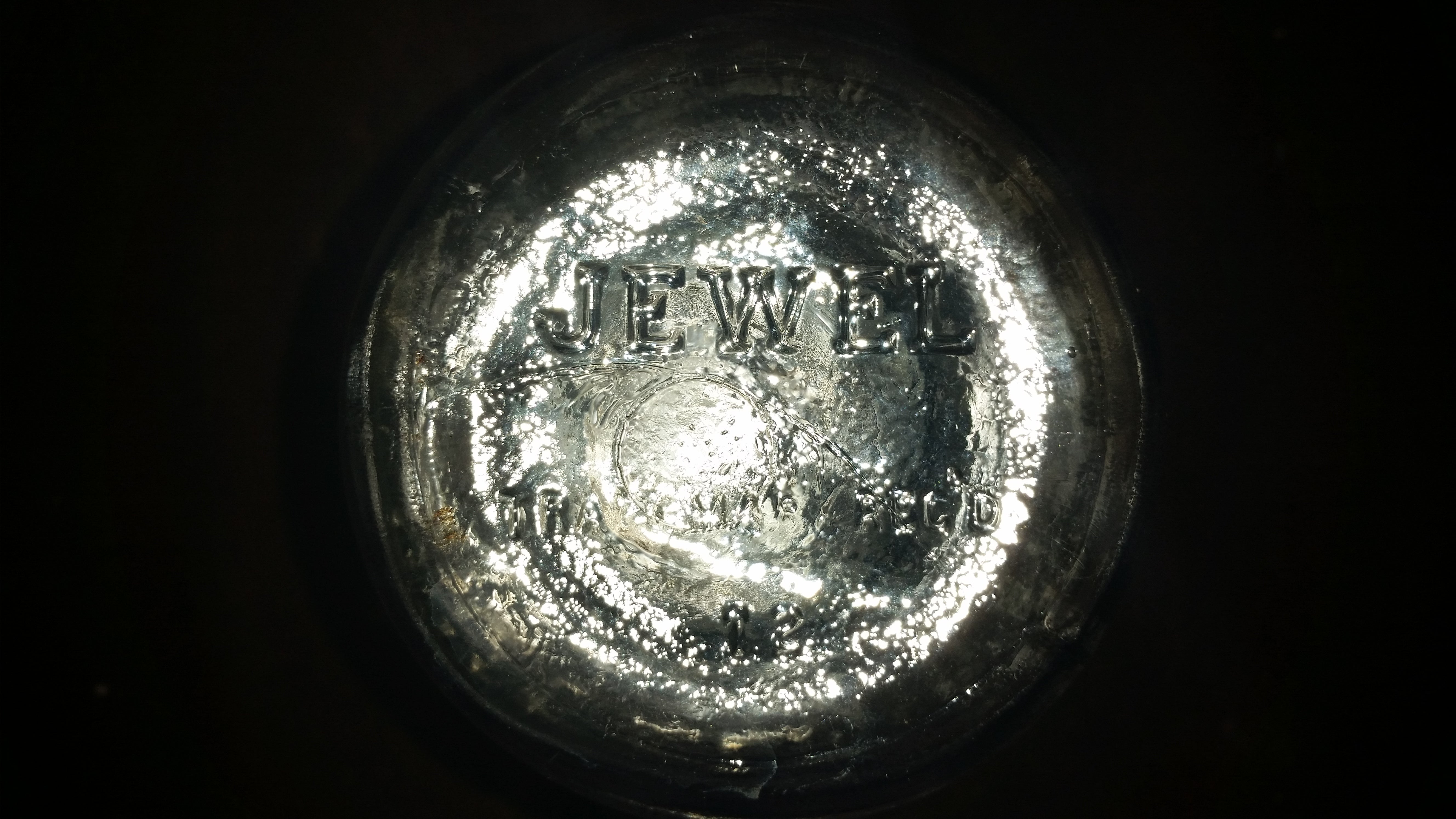 Antique 1940s Canadian Gem Mason Canning Jar Made in Canada with Jewel Lid 3