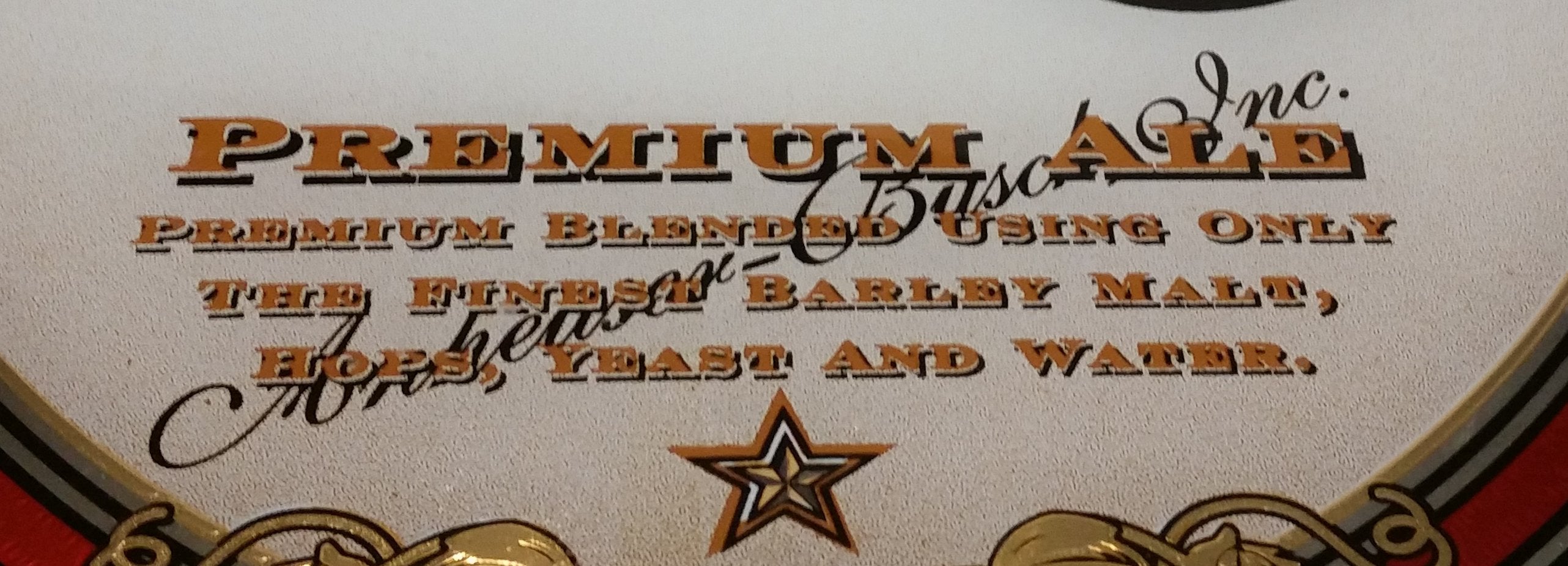 1996 Michelob Centennial Special Brew Premium Ale Anheuser-Busch Advertising Mirror 2