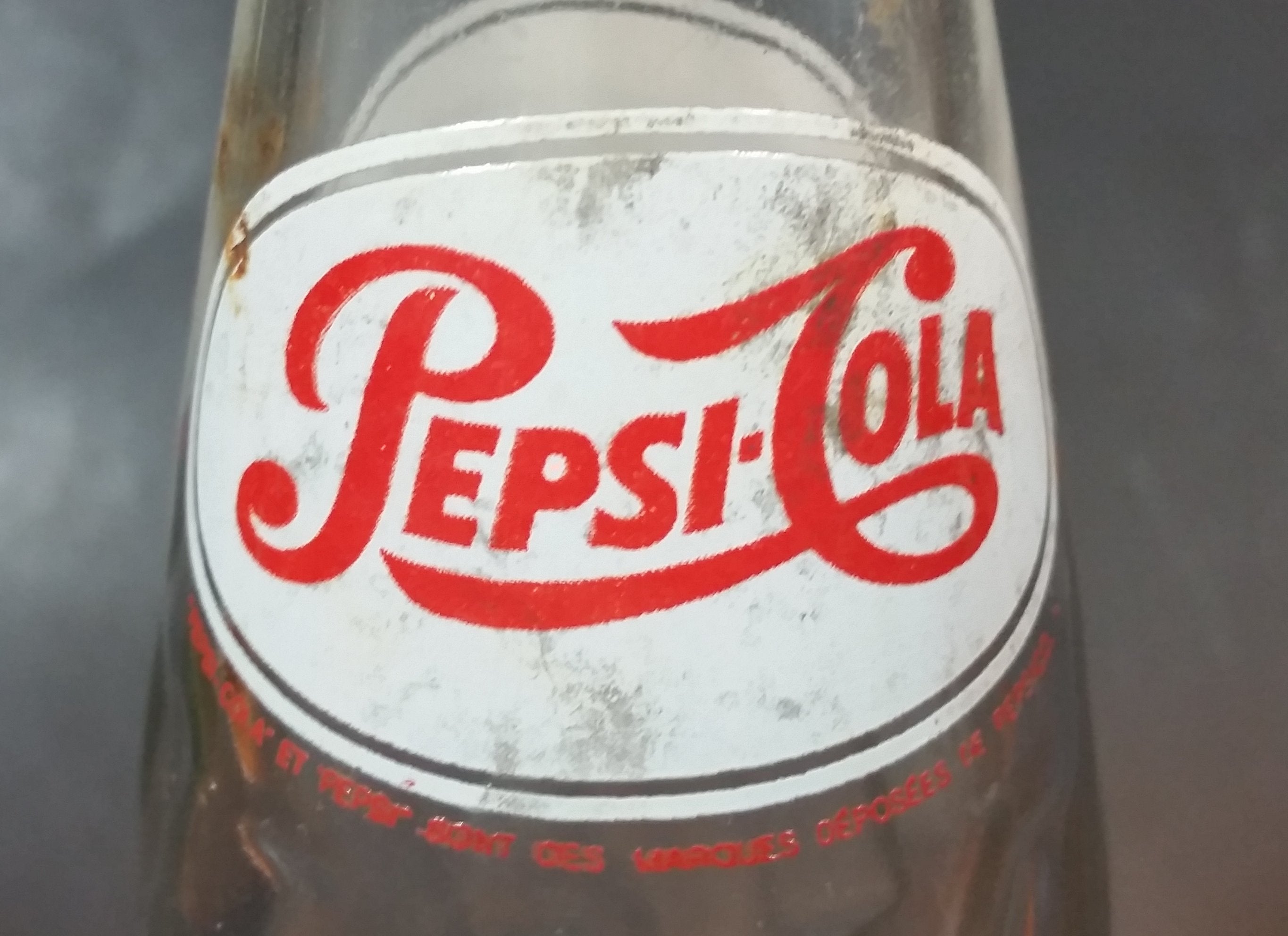 1973 Dual Logo Pepsi-Cola Pepsi 10 Fl oz. Clear Twist Soda Pop Bottle 2