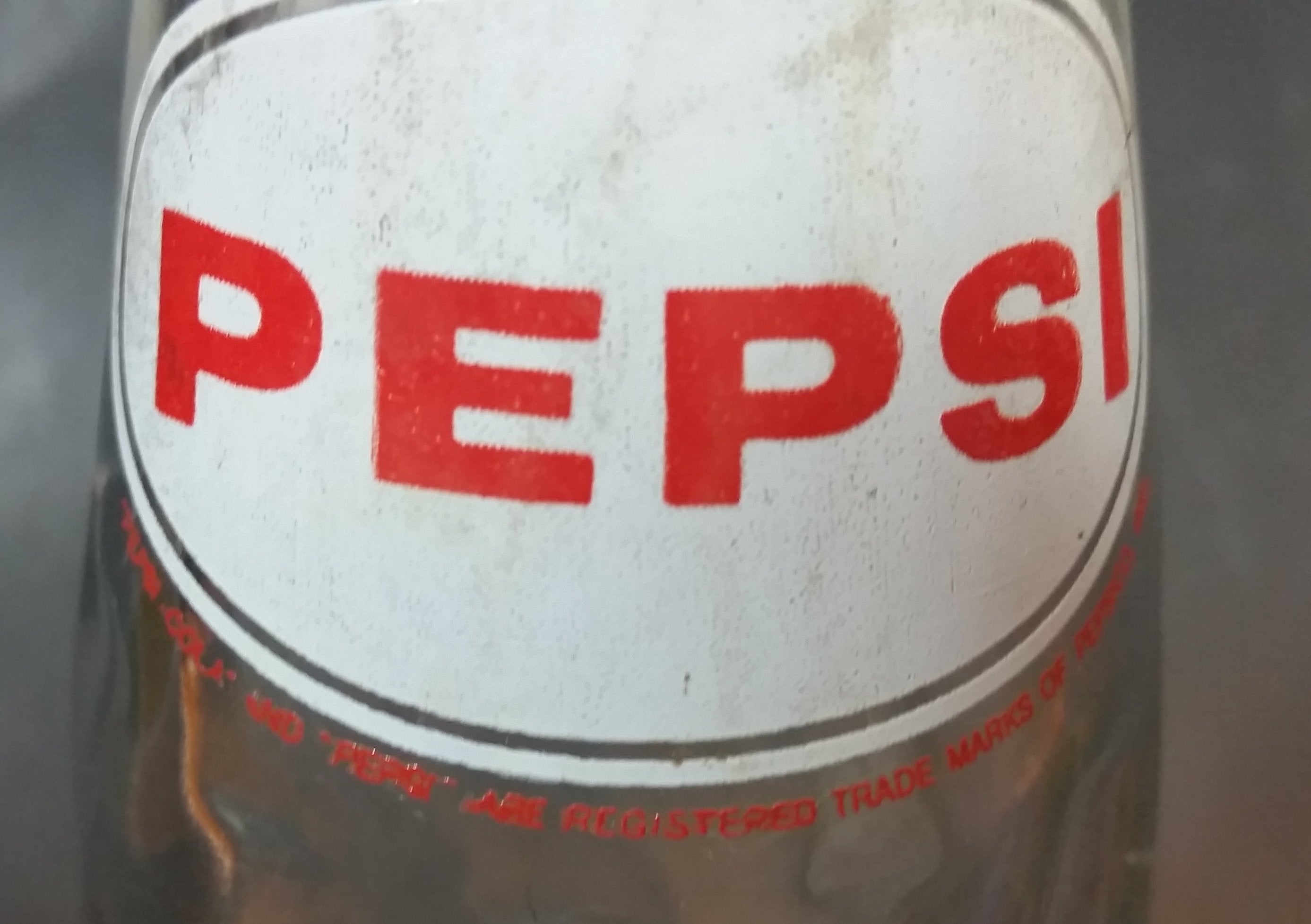1973 Dual Logo Pepsi-Cola Pepsi 10 Fl oz. Clear Twist Soda Pop Bottle 5
