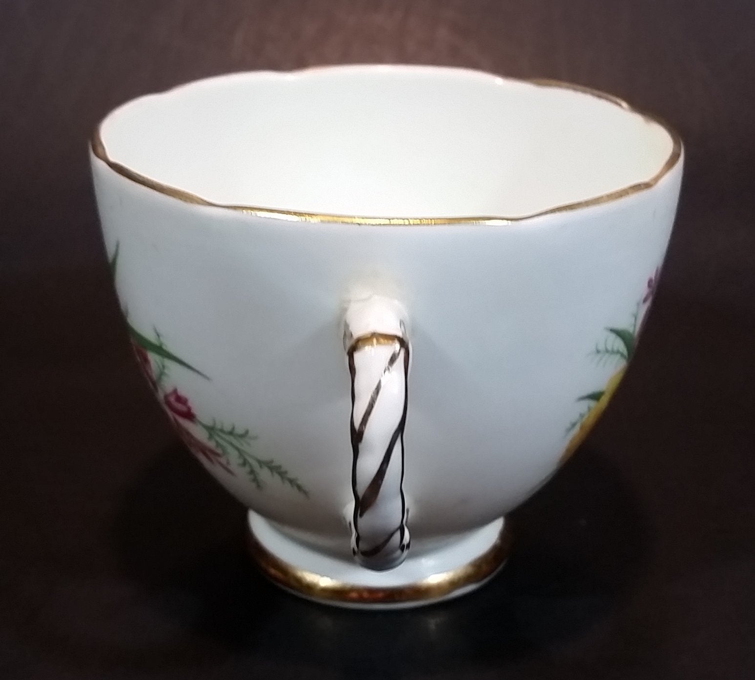 1970s Delphine Bone China Yellow Daffodils Teacup 3