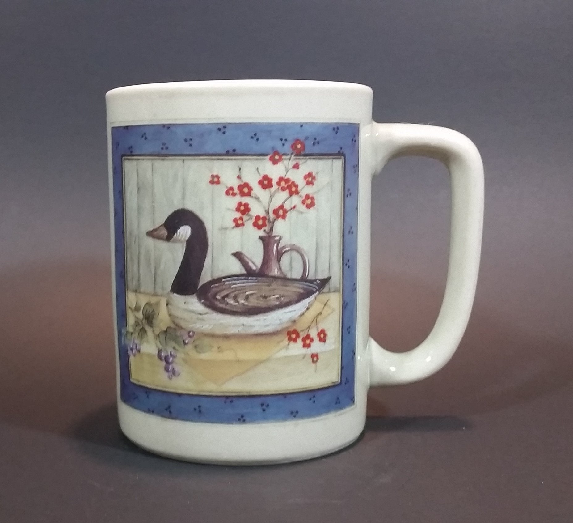 Vintage Rare 1970s Otagiri Canadian Goose Decoy Home Decor Scenery Ceramic Coffee Mug