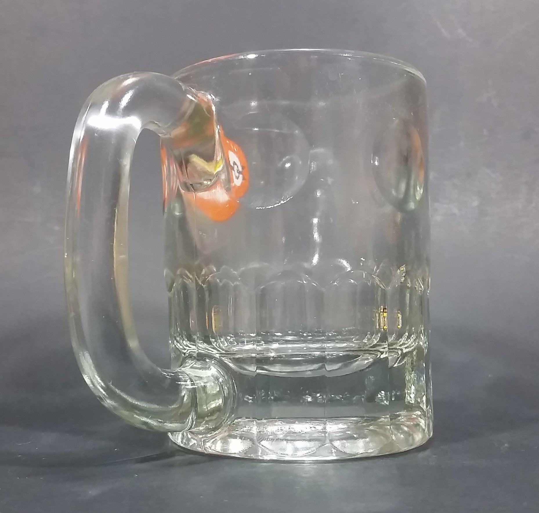 1961-1968 A & W Allen & Wright Soda Pop Beverage 4 1/4" Clear Glass Root Beer Mug 7