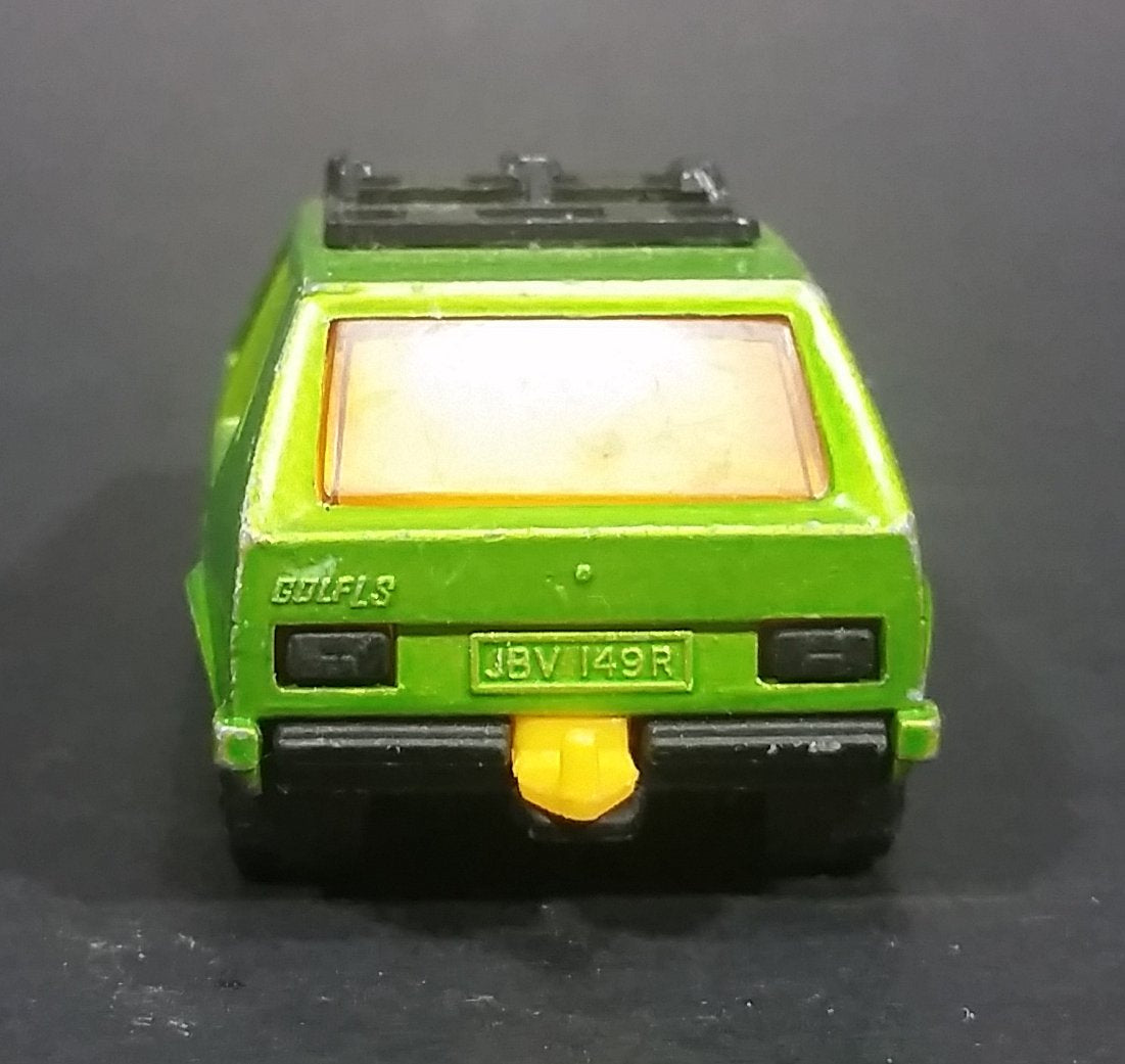 1976 Lesney Products Matchbox Lime Green Superfast No. 7 VW Volkswagen Golf Toy Car 4