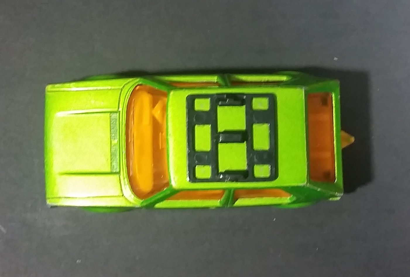 1976 Lesney Products Matchbox Lime Green Superfast No. 7 VW Volkswagen Golf Toy Car 10