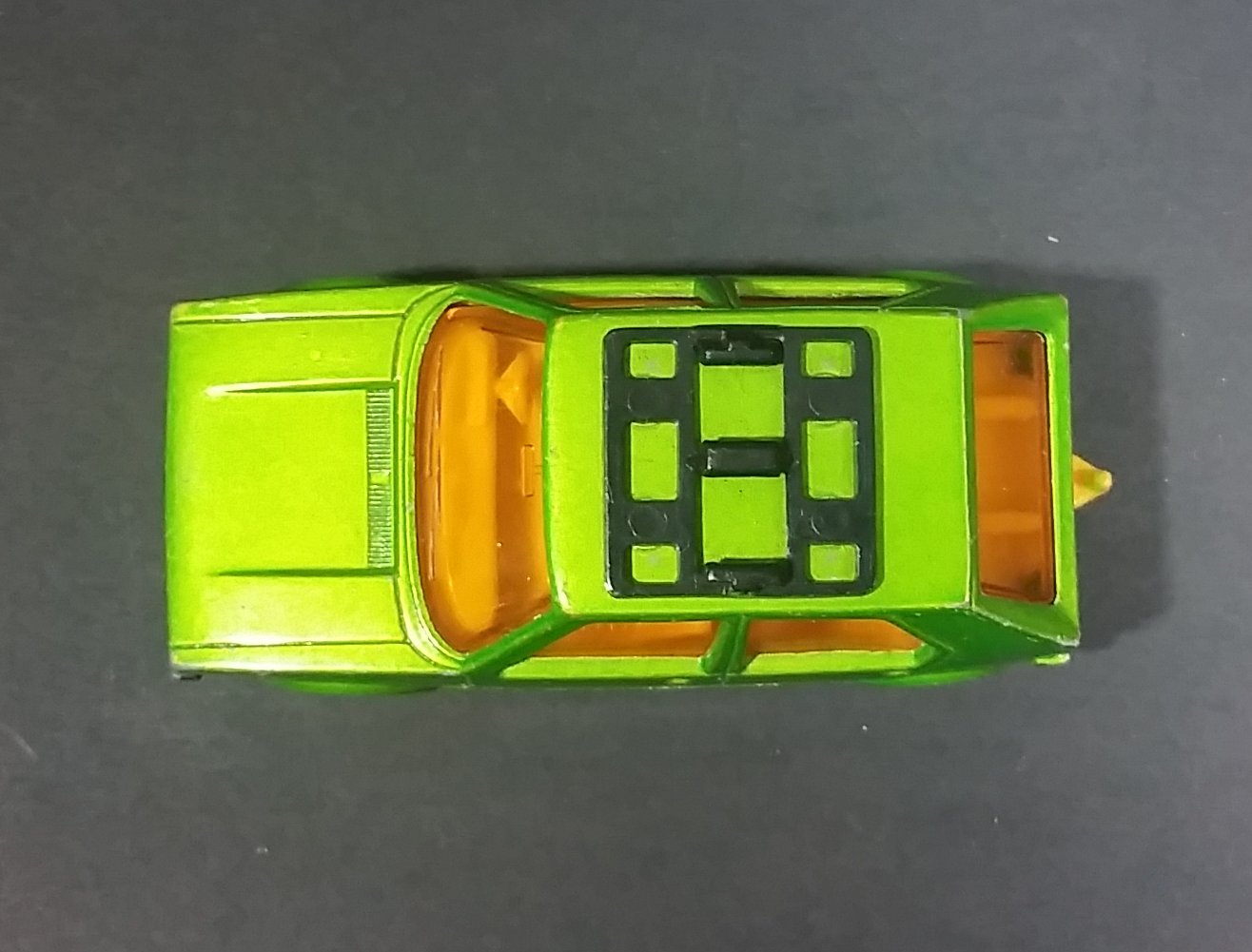 1976 Lesney Products Matchbox Lime Green Superfast No. 7 VW Volkswagen Golf Toy Car 11