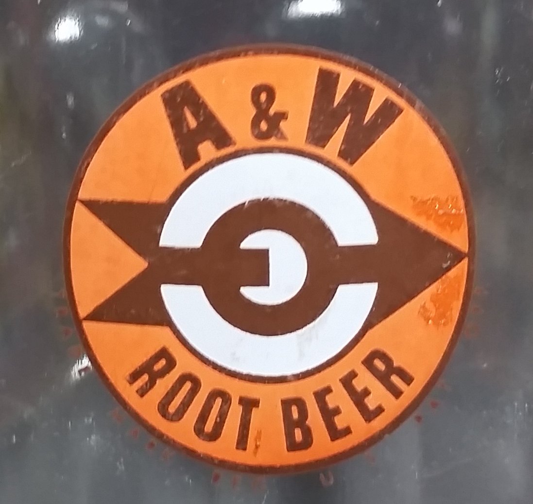 1961-1968 A & W Allen & Wright Soda Pop Beverage 6" Clear Glass Root Beer Mug 2