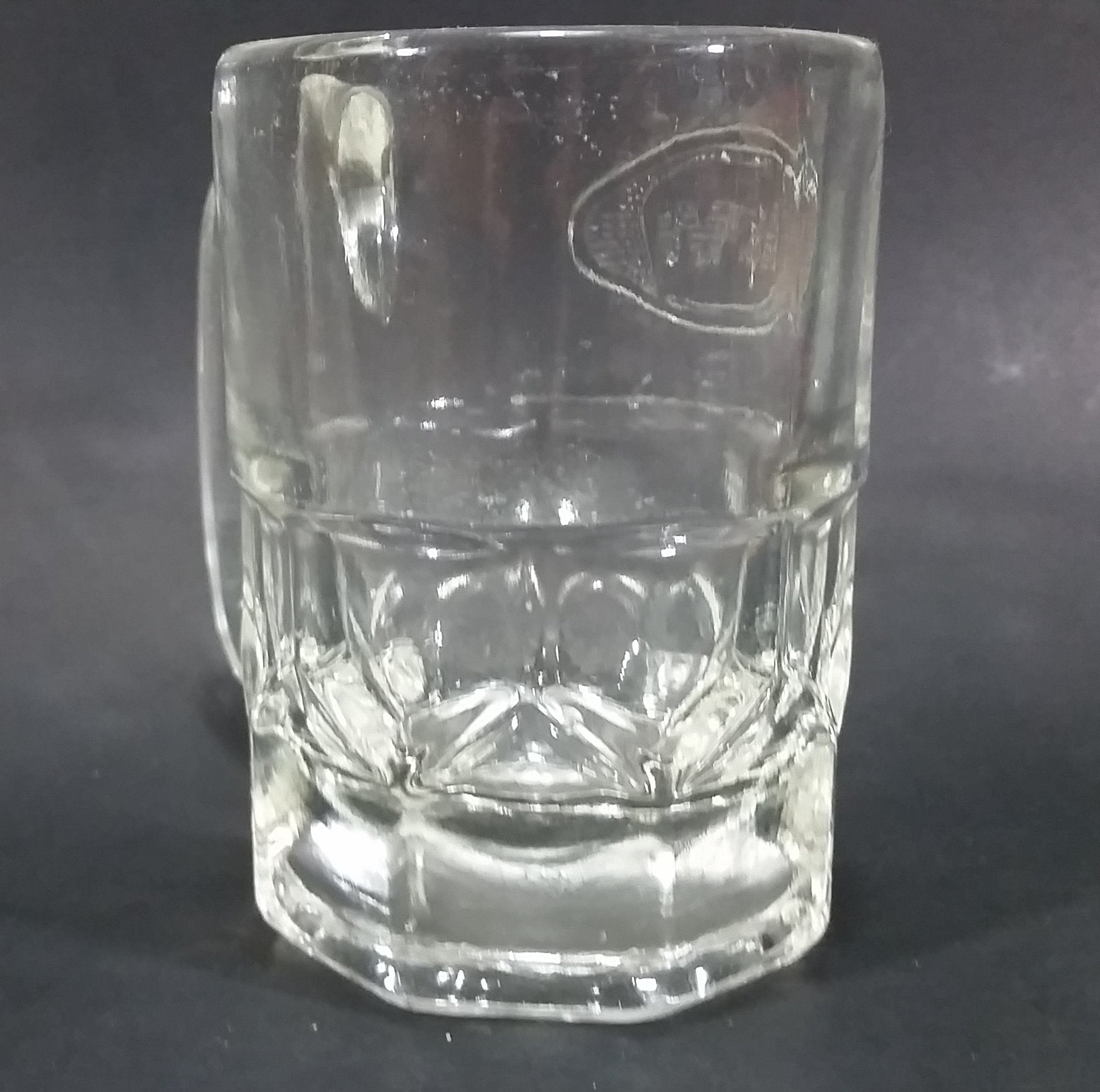 1970s-1980s A & W Allen and Wright Embossed Clear 4 1/2" Root Beer Mug 9