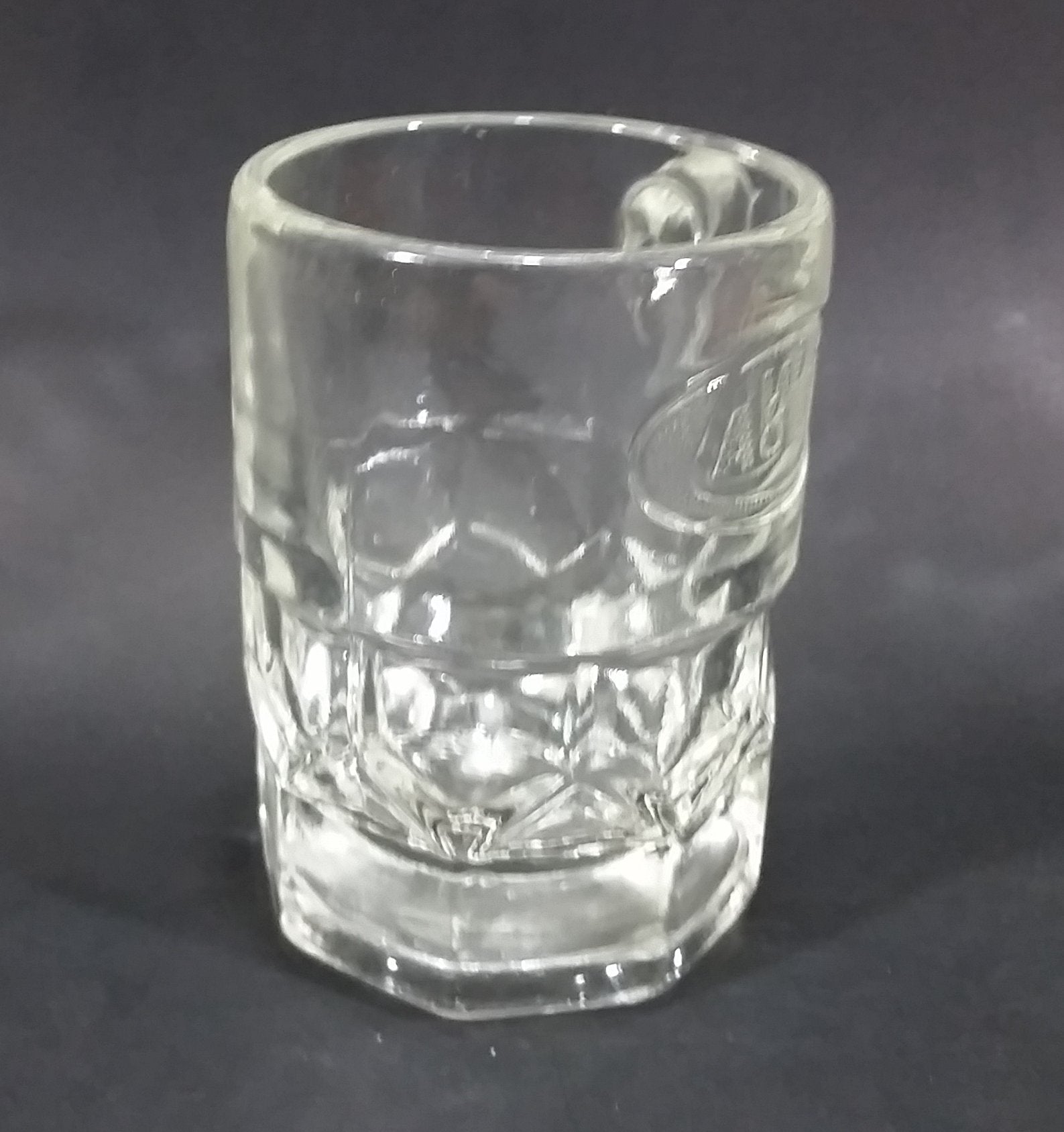1970s-1980s A & W Allen and Wright Embossed Clear 4 1/2" Root Beer Mug 12