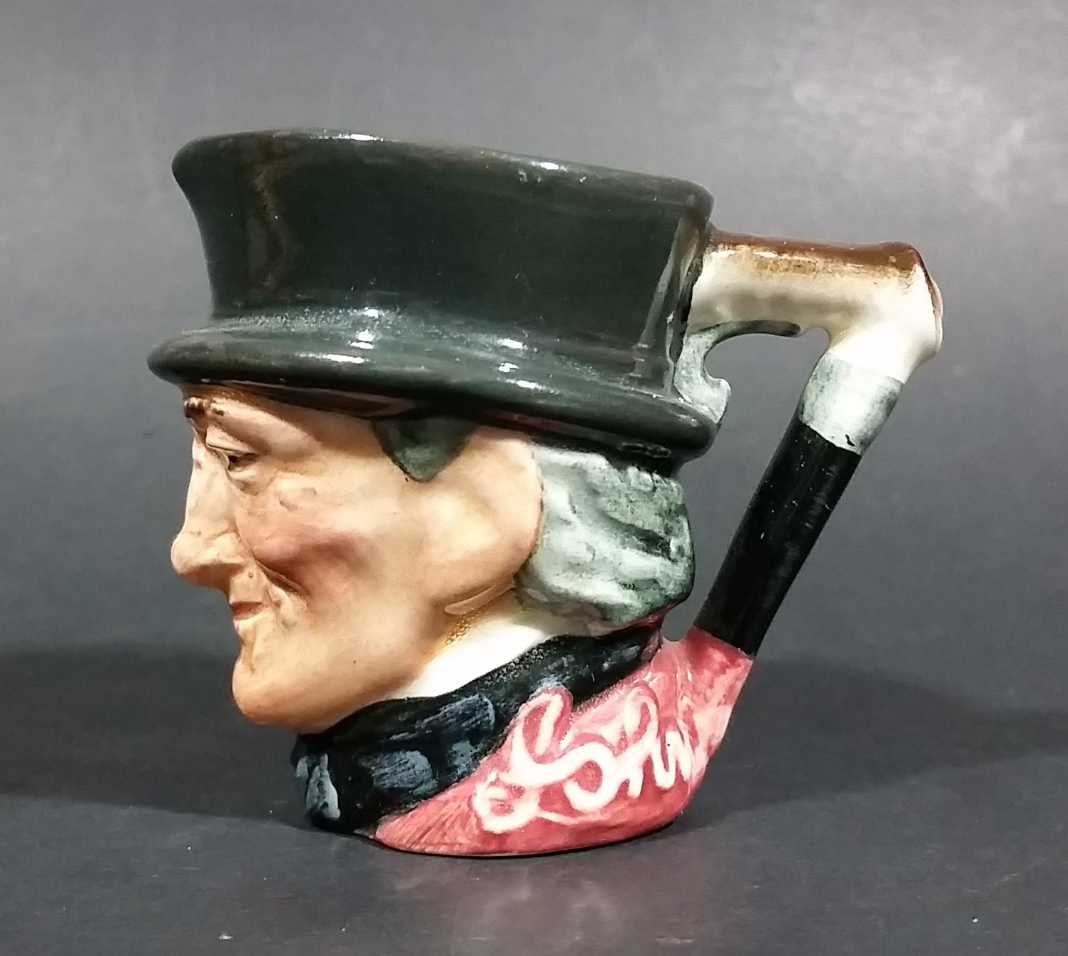1930s Royal Doulton Mini Mug John Peel Head Toby Mug Collectible 4