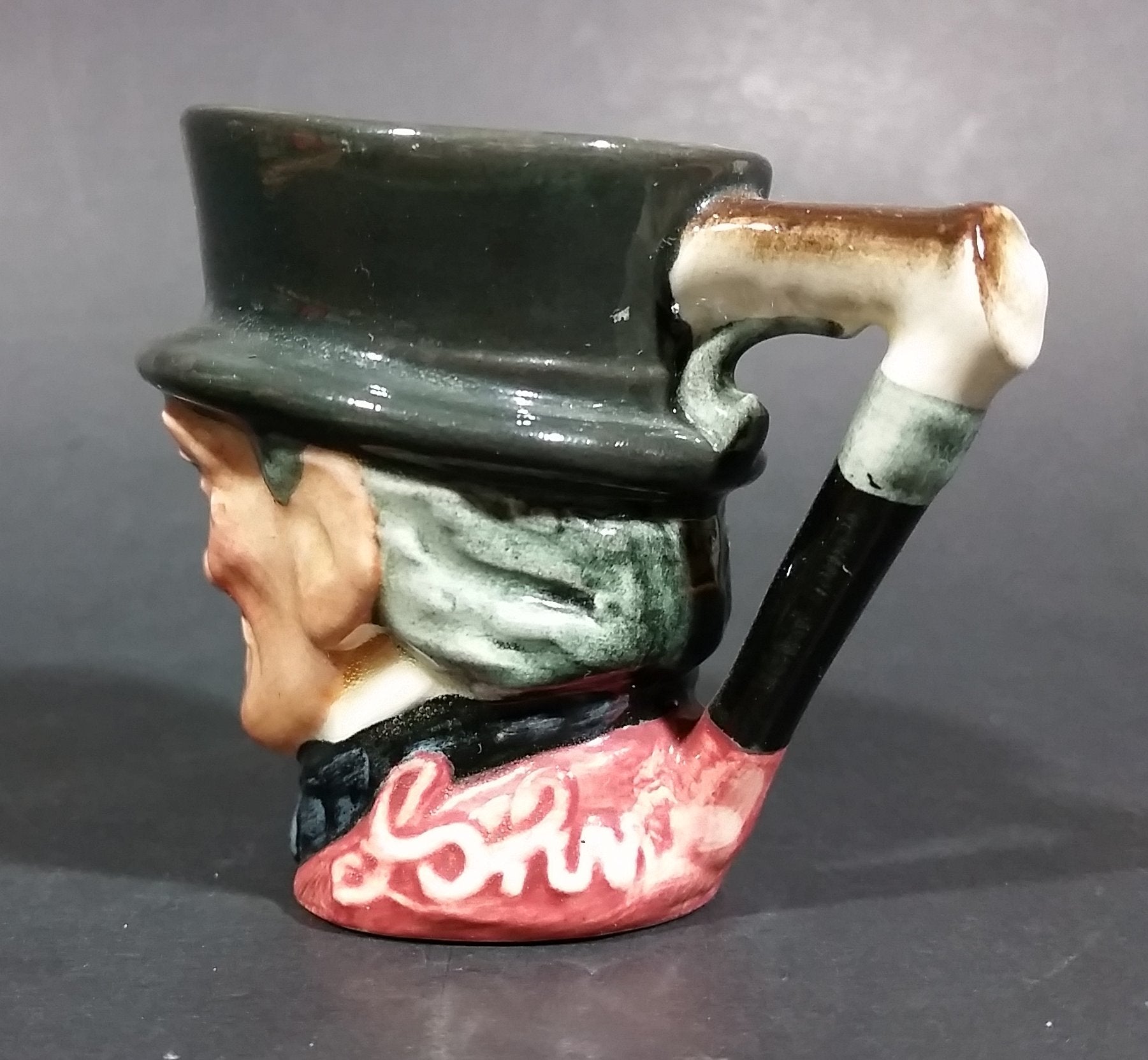 1930s Royal Doulton Mini Mug John Peel Head Toby Mug Collectible 5