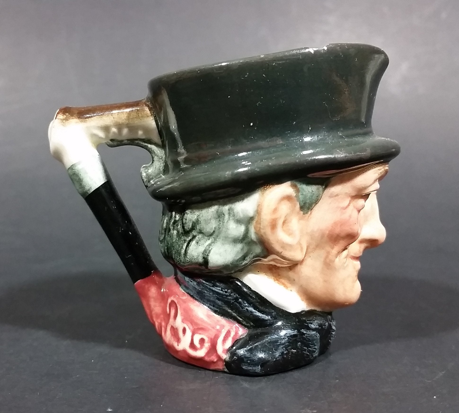 1930s Royal Doulton Mini Mug John Peel Head Toby Mug Collectible 8