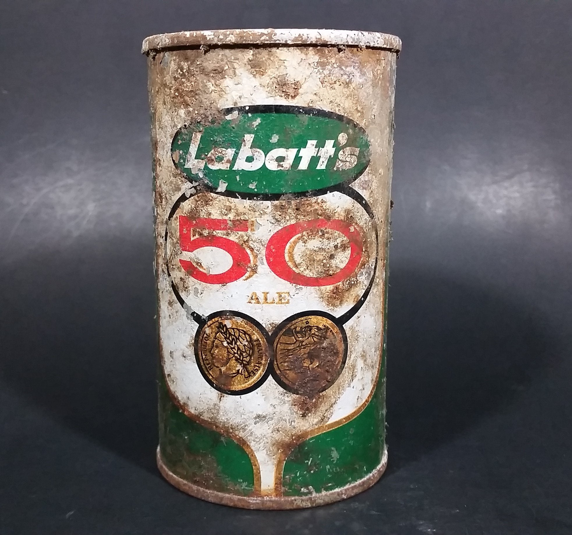 Vintage Labatt's 50 Ale Pull Top 12 Fl oz. Beer Can - Labatt Breweries New Westminster, British Columbia