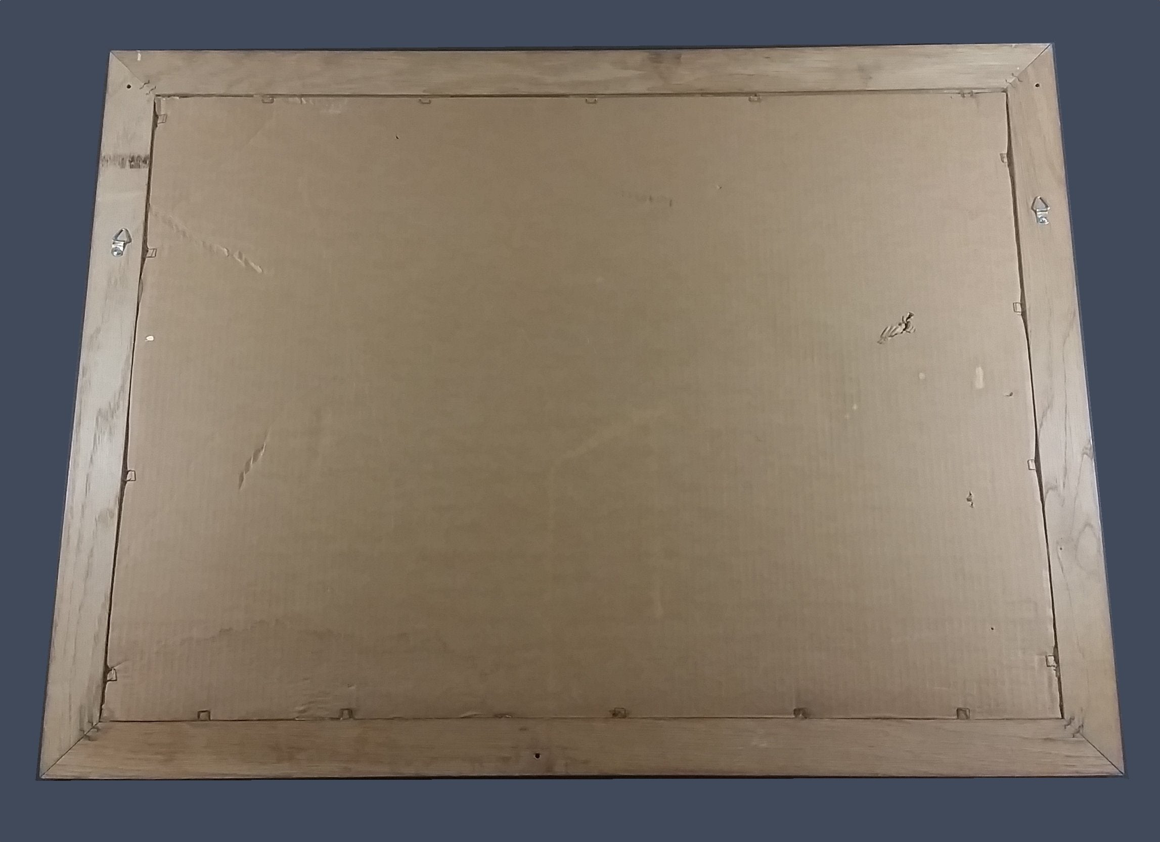 Large Molson Canadian Lager Beer Mountain Scene Oak Framed Advertising Mirror 34" x 26" 2