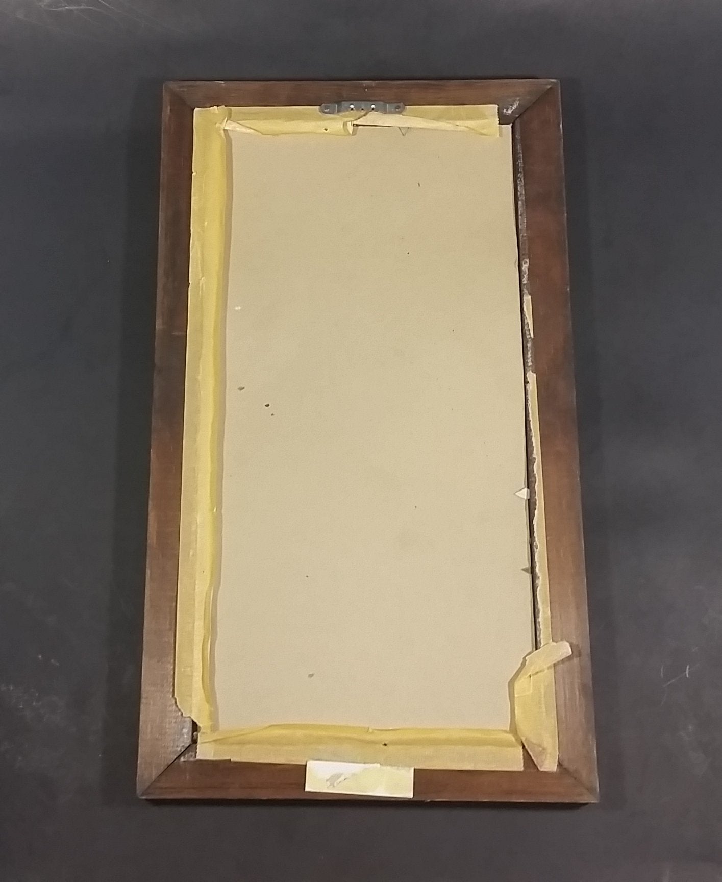 Rare Colman's "To Klondike" Mustard Wood Framed Advertising Mirror 4