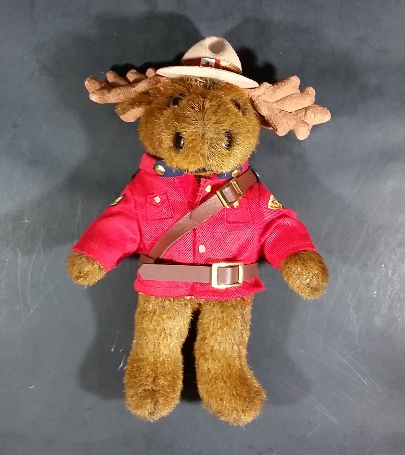 Collectible RCMP Royal Canadian Mounted Police Sergeant Bullmoose Plush Toy