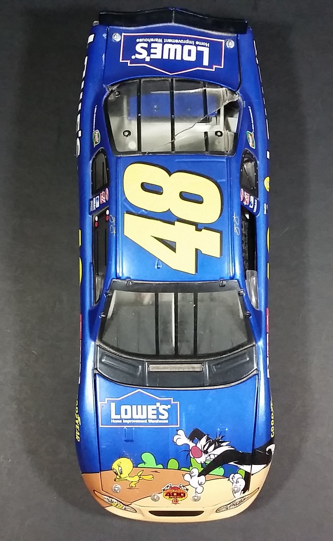 2002 Action Racing Warner Bros Looney Tunes Jimmie Johnson #48 Nascar Monte Carlo 1/24 Scale Die Cast Toy Model Vehicle 7