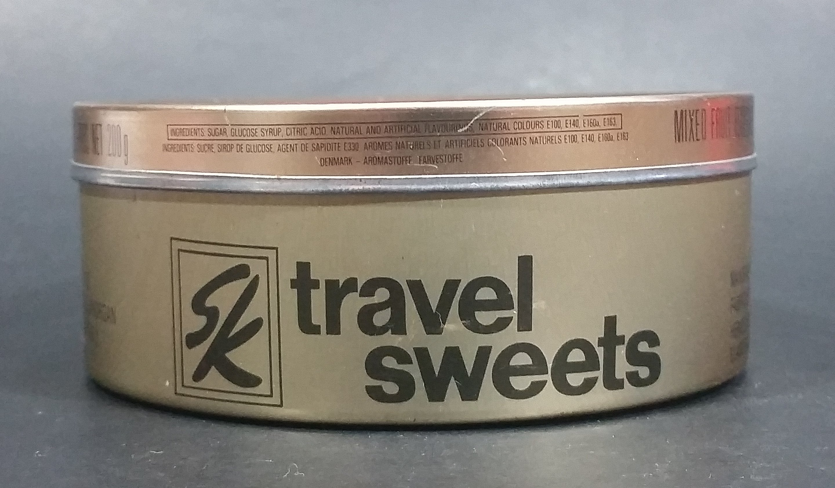 Vintage 1981 SK Travel Sweets The Marriage of the Prince of Wales and Lady Diana Spencer Collectible Tin 3