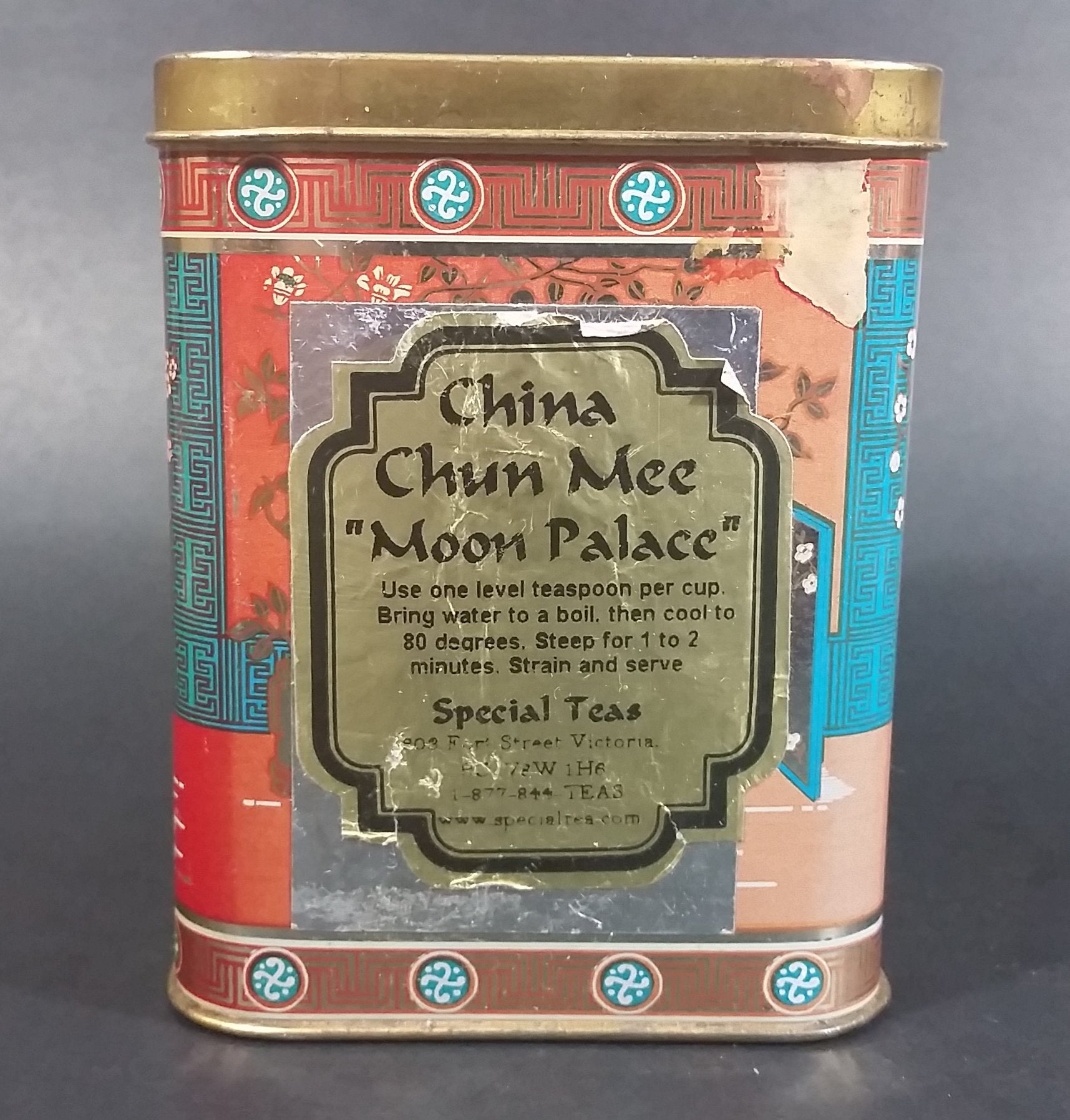 Collectible Murchie's China Chun Mee "Moon Palace" Special Teas Tin Container - Victoria, B.C. 3