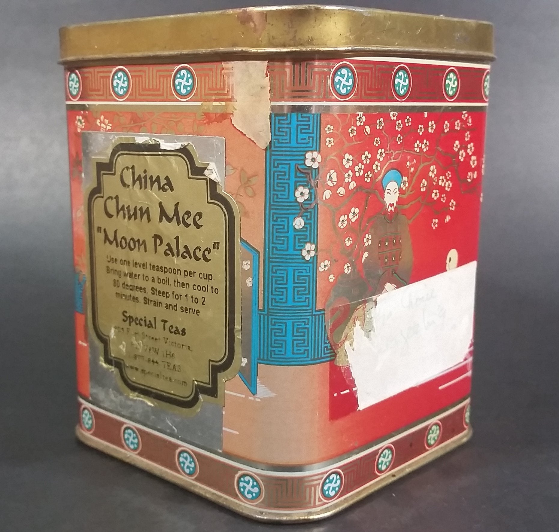 Collectible Murchie's China Chun Mee "Moon Palace" Special Teas Tin Container - Victoria, B.C. 4