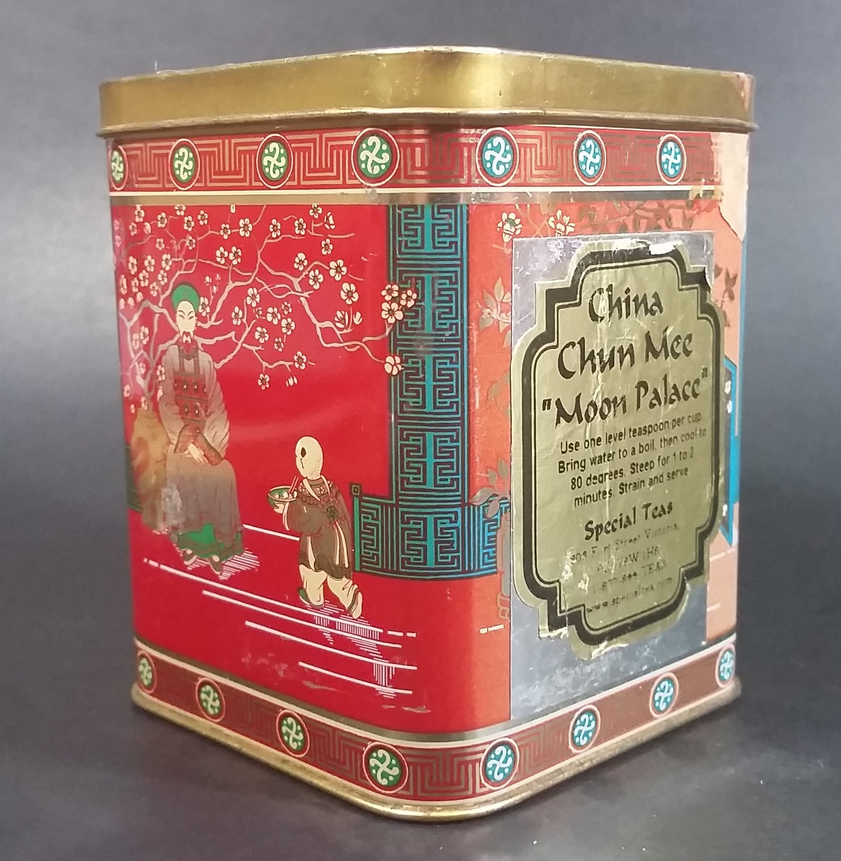 Collectible Murchie's China Chun Mee "Moon Palace" Special Teas Tin Container - Victoria, B.C. 11