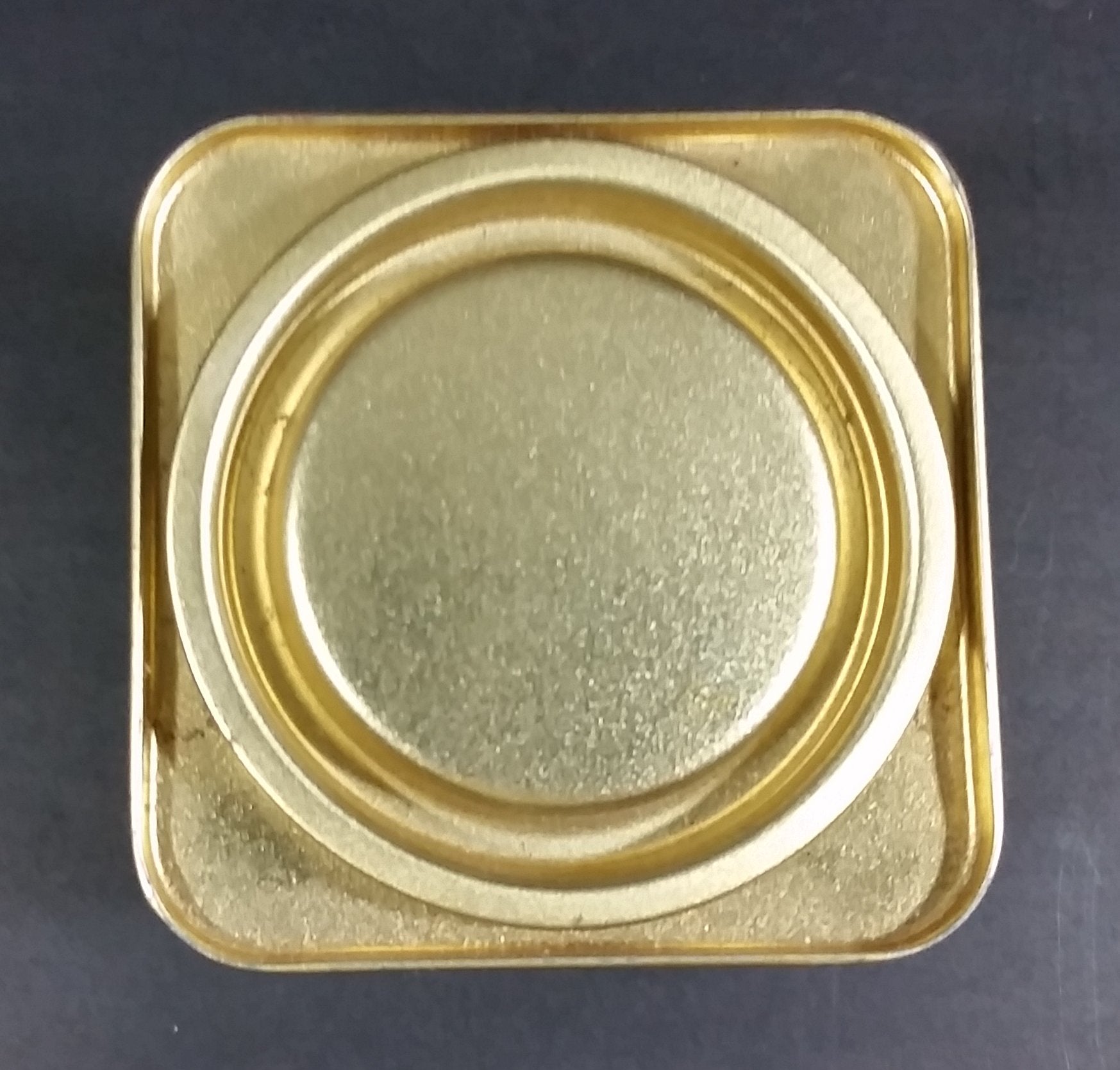 Collectible Peet's Tea Teal & Black Tin 'Pride of The Port' Berkeley, California 1/4 Lb Empty 9