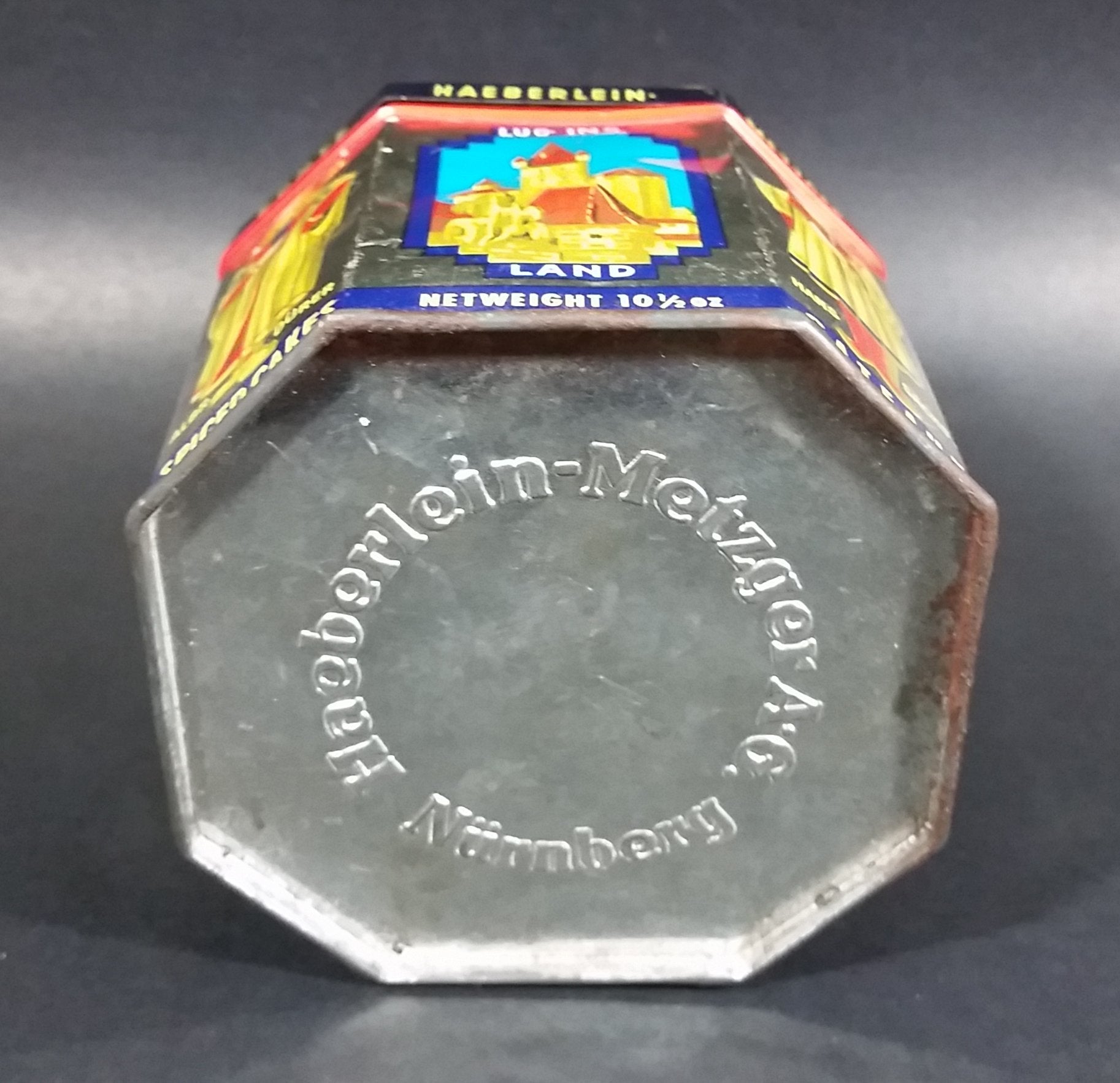 Vintage Haeberlein Metzger Nunnberg 5 Fine "Elisen" Spiced Cakes Empty Sweets Tin - Made in Germany 14