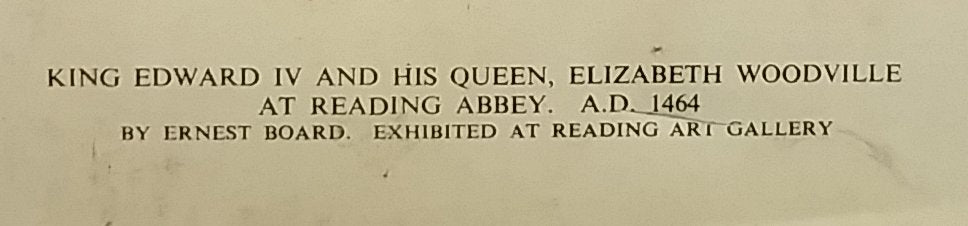 Rare Huntley & Palmers King Edward IV and His Queen, Elizabeth Woodville At Reading Abbey A.D. 1464 Biscuits Tin 3