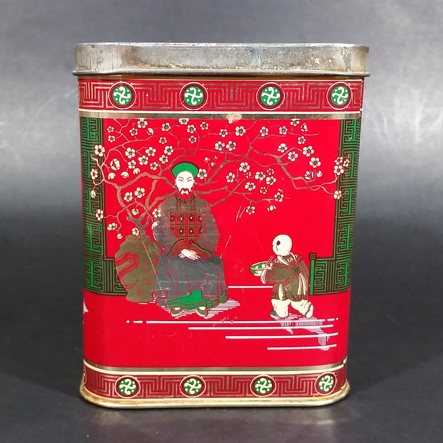 Collectible 1978 Murchie's "Taste The Difference" Red, Gold Tea Tin Container - Vancouver, B.C. 5