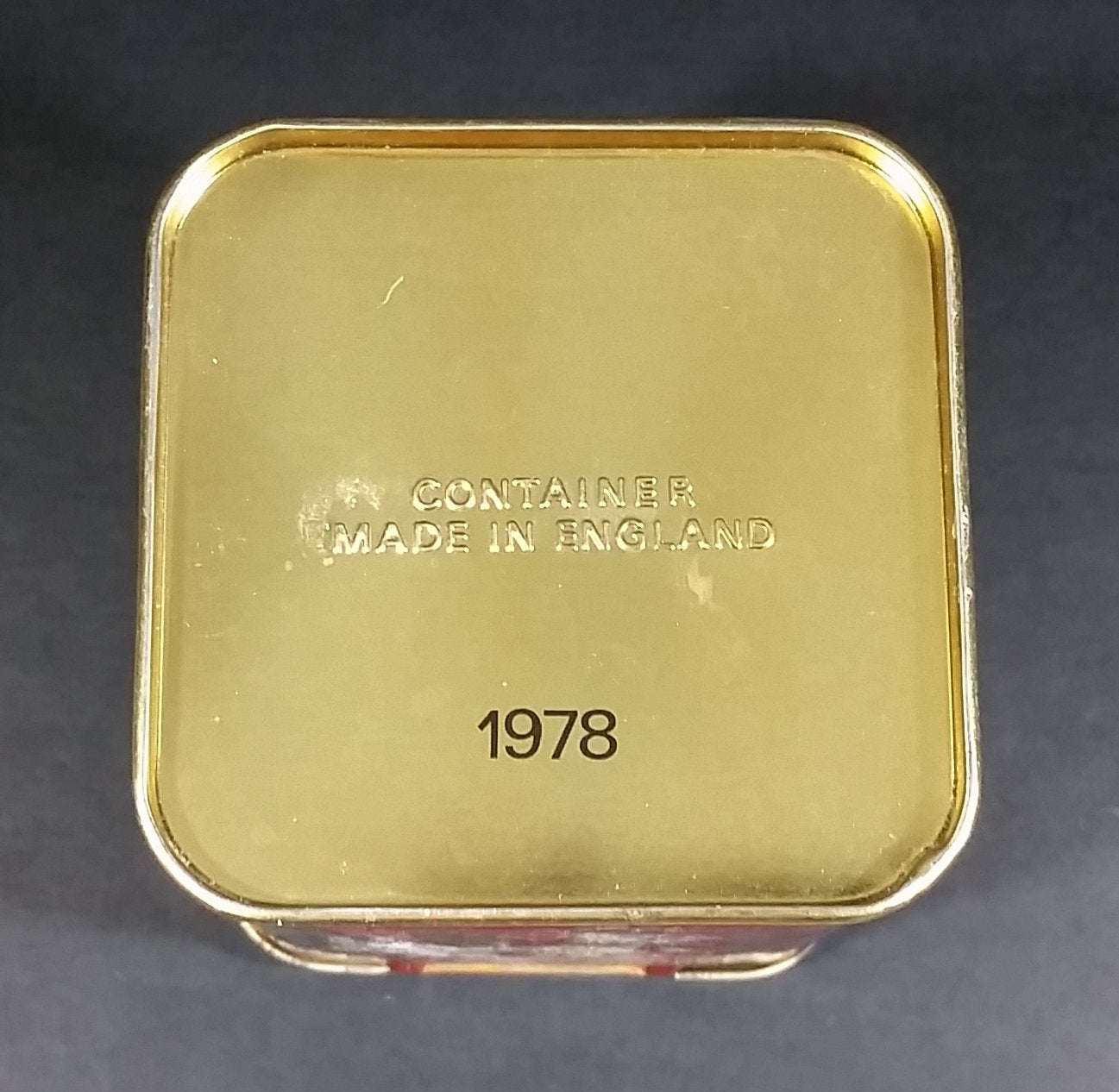 Collectible 1978 Murchie's "Taste The Difference" Red, Gold Tea Tin Container - Vancouver, B.C. 13