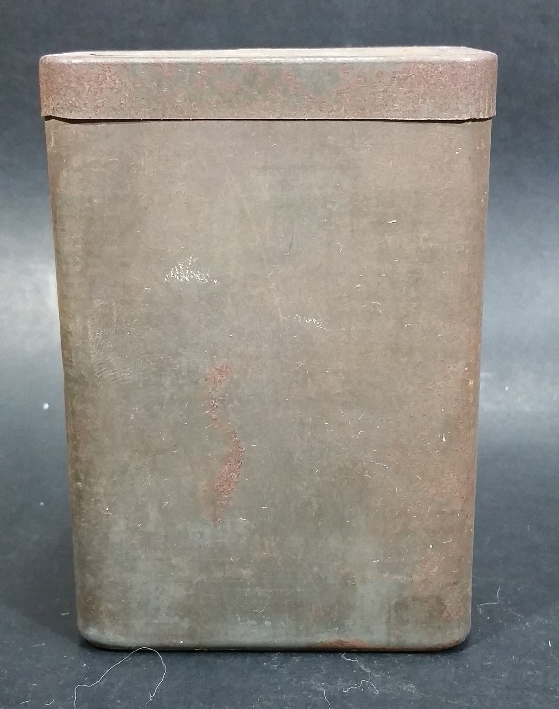 Antique Early Colman's Lidded Dry Mustard Tin No Label on the outside. Label On Top 4