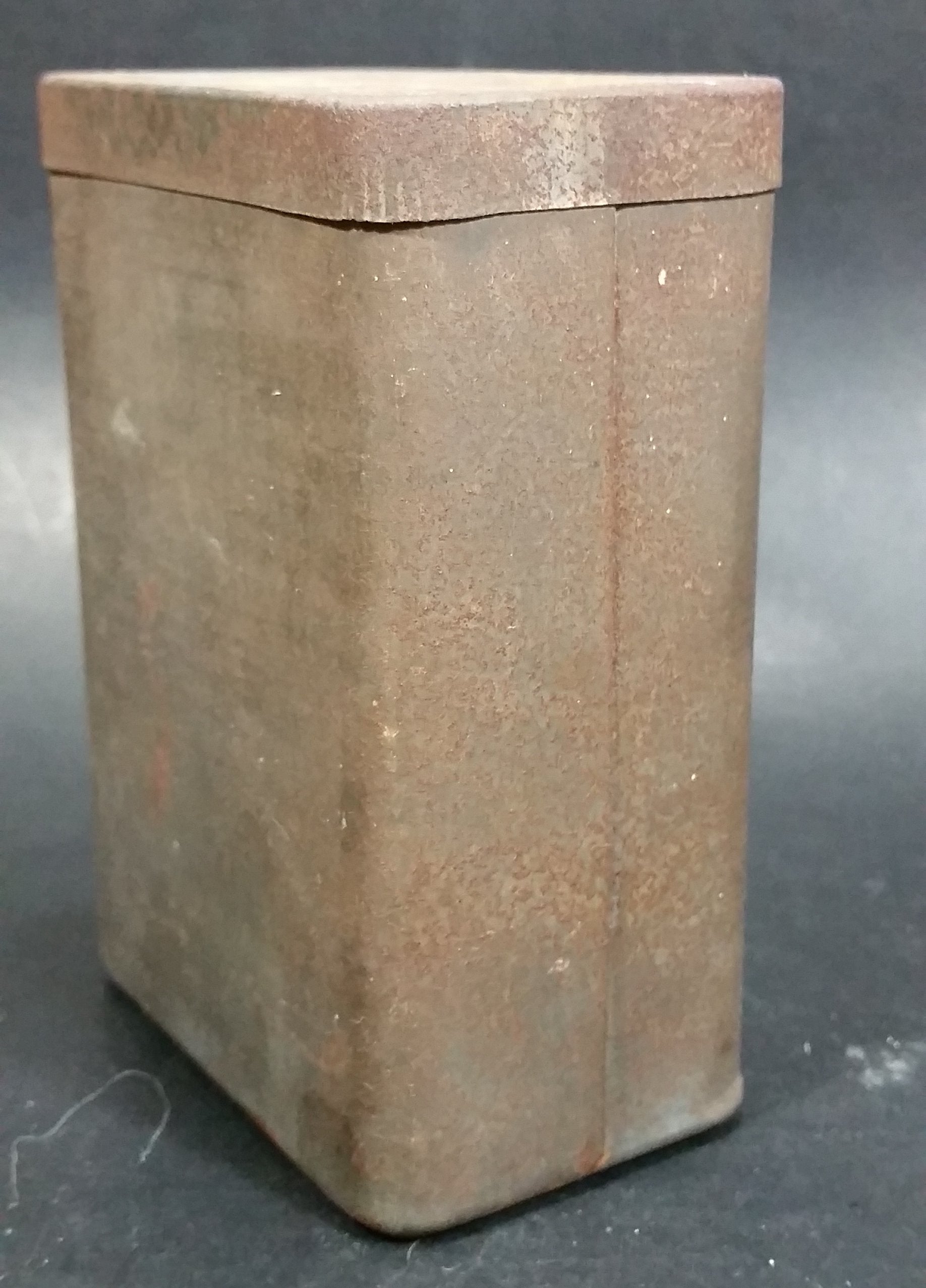 Antique Early Colman's Lidded Dry Mustard Tin No Label on the outside. Label On Top 5