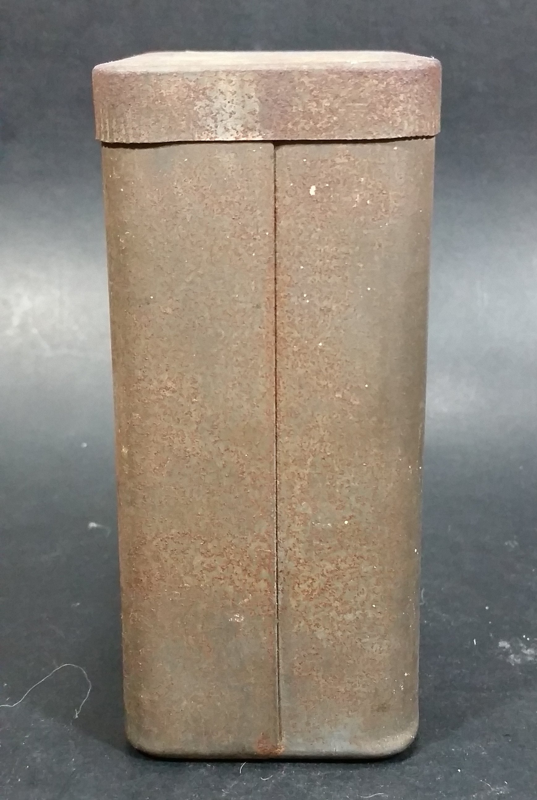 Antique Early Colman's Lidded Dry Mustard Tin No Label on the outside. Label On Top 6