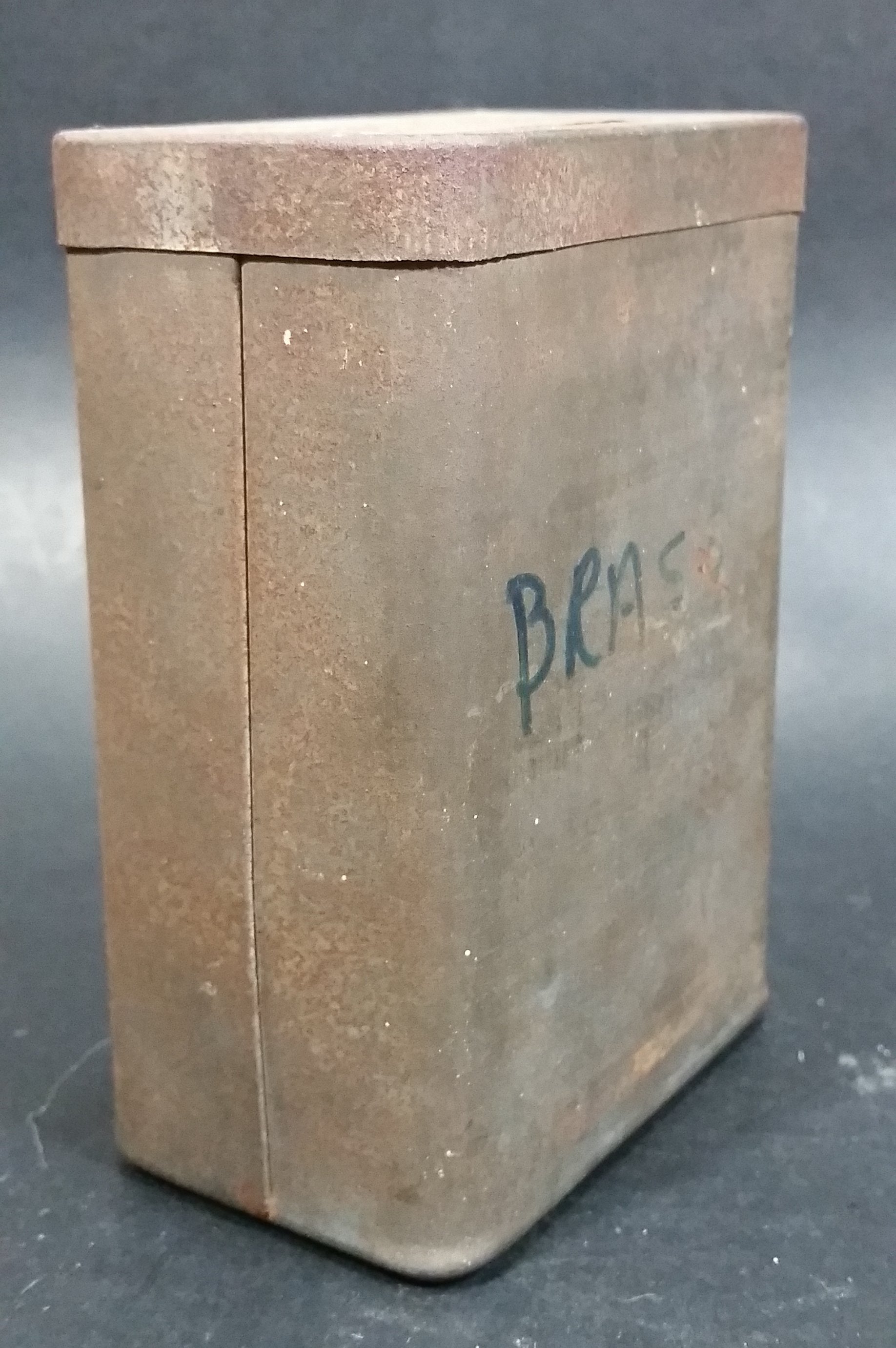 Antique Early Colman's Lidded Dry Mustard Tin No Label on the outside. Label On Top 7