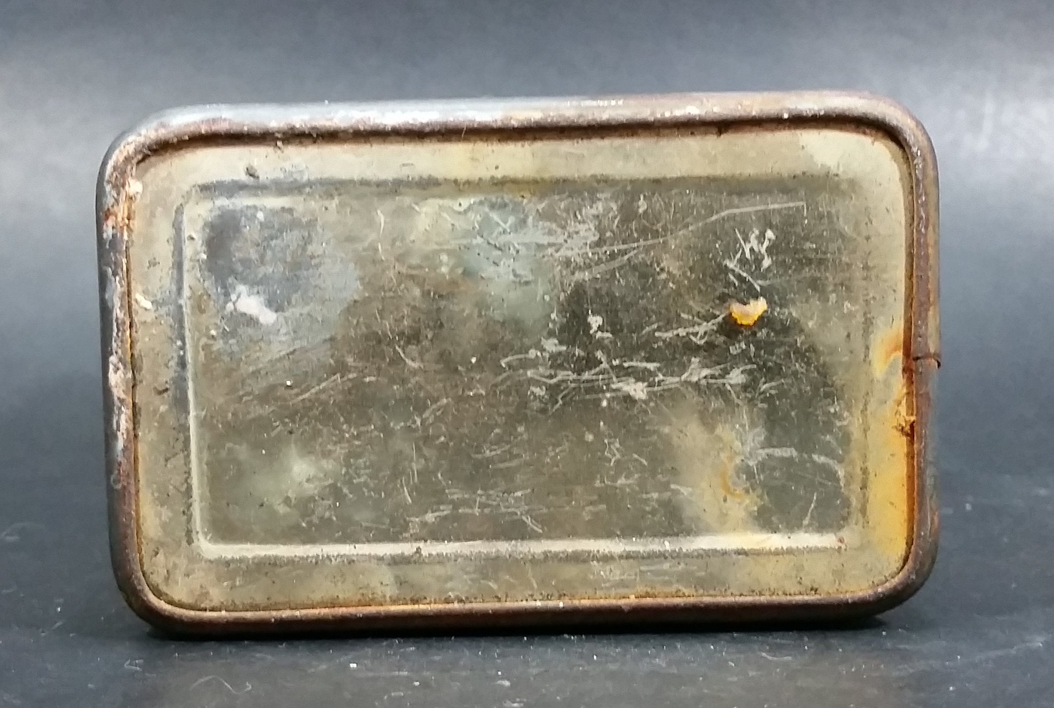 Antique Early Colman's Lidded Dry Mustard Tin No Label on the outside. Label On Top 12