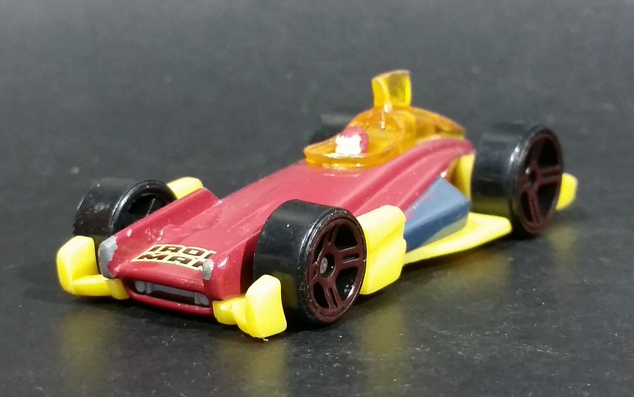 Rare 2008 MGA Marvel Films Iron Man Die Cast Toy Race Car Vehicle 7
