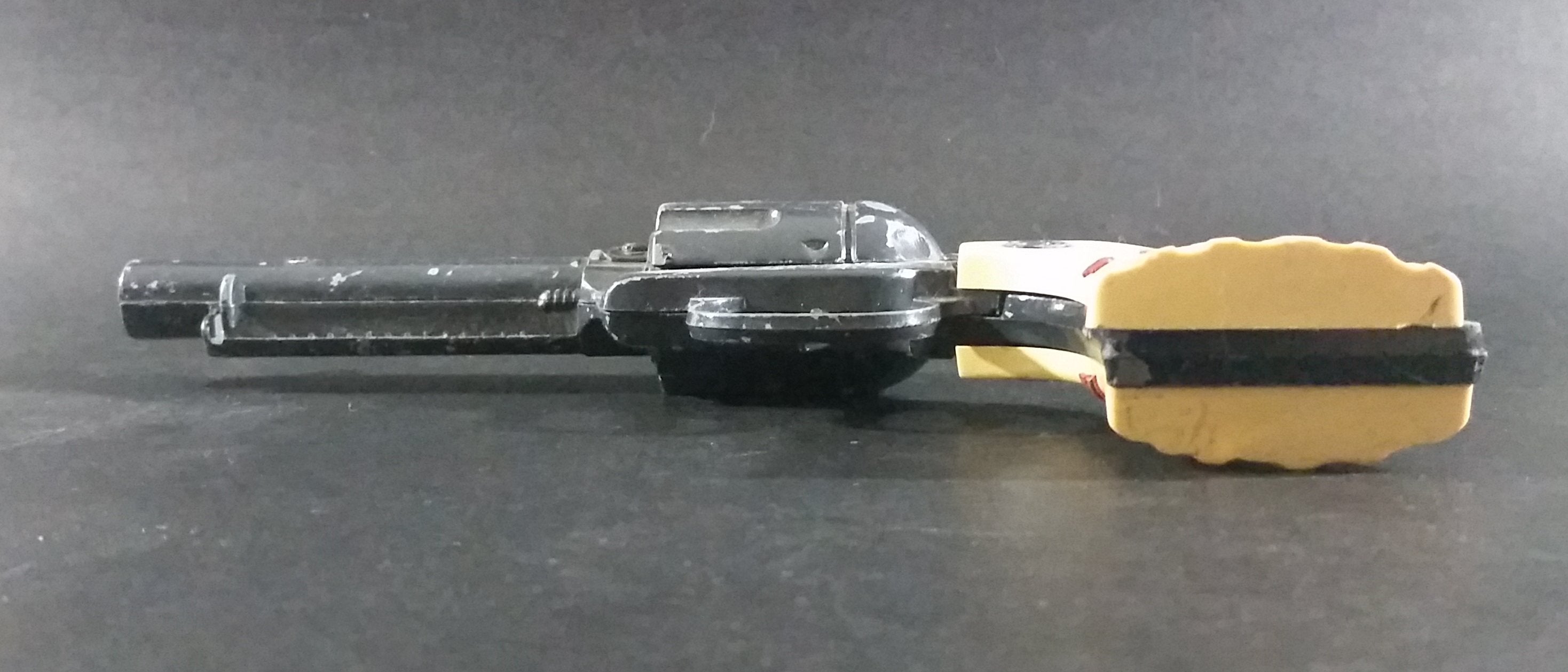 Vintage Nichols Cowhand Black Die Cast and Plastic Toy Cap Gun Made in U.S.A 9