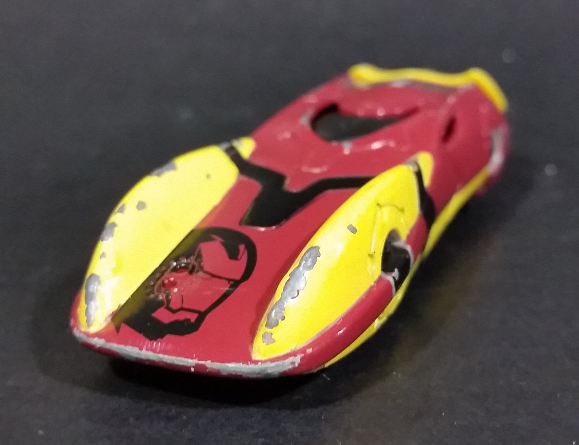 Rare 2008 MGA Marvel Films Iron Man Die Cast Toy Race Car Vehicle 7