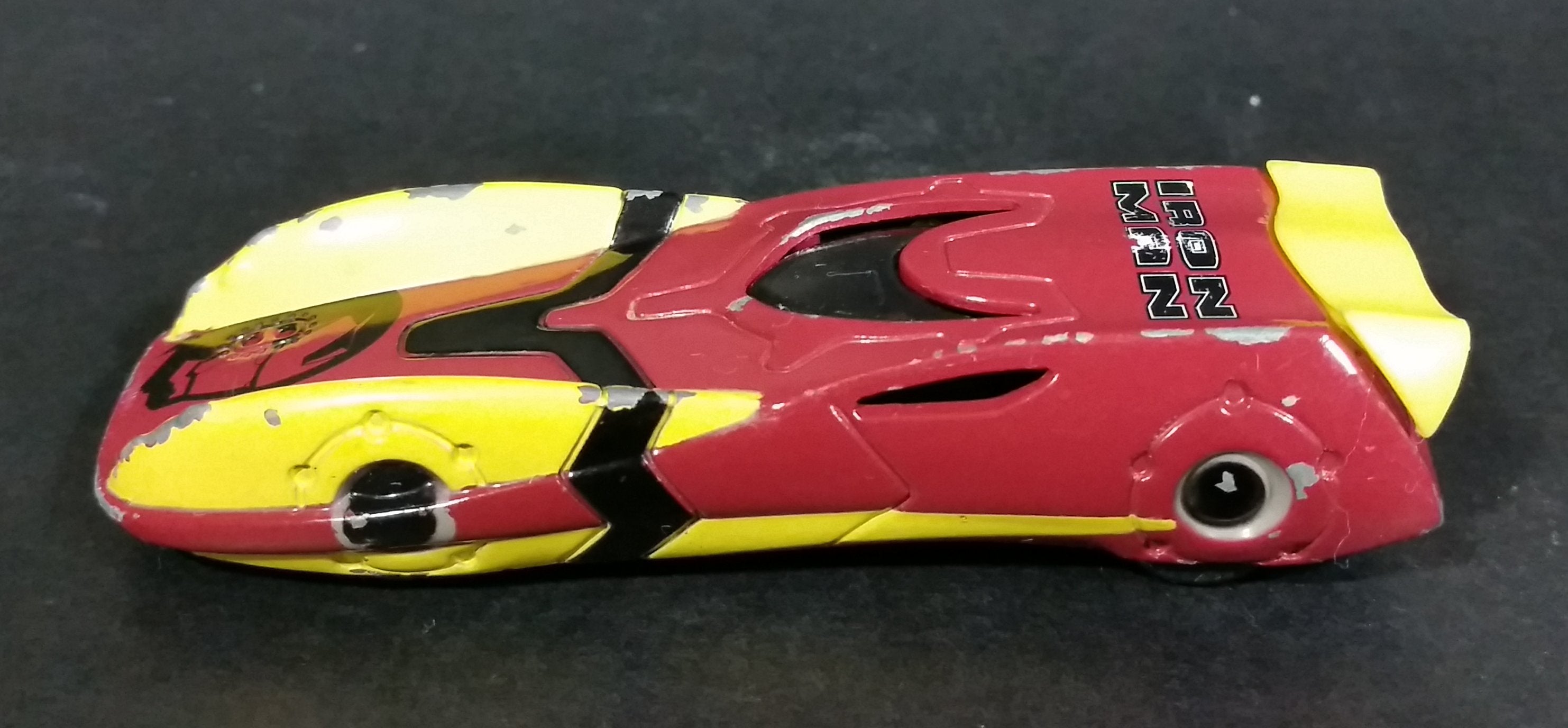 Rare 2008 MGA Marvel Films Iron Man Die Cast Toy Race Car Vehicle 14