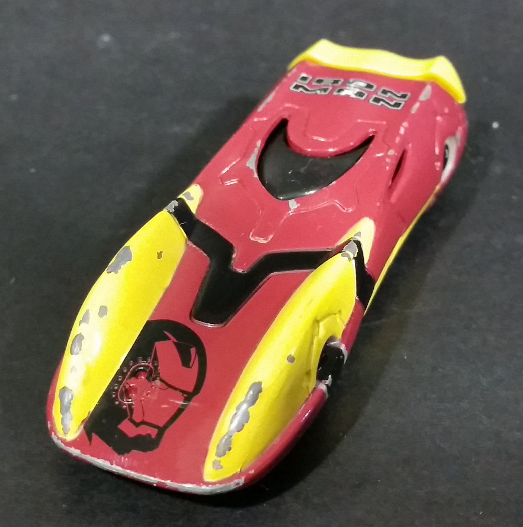 Rare 2008 MGA Marvel Films Iron Man Die Cast Toy Race Car Vehicle 1