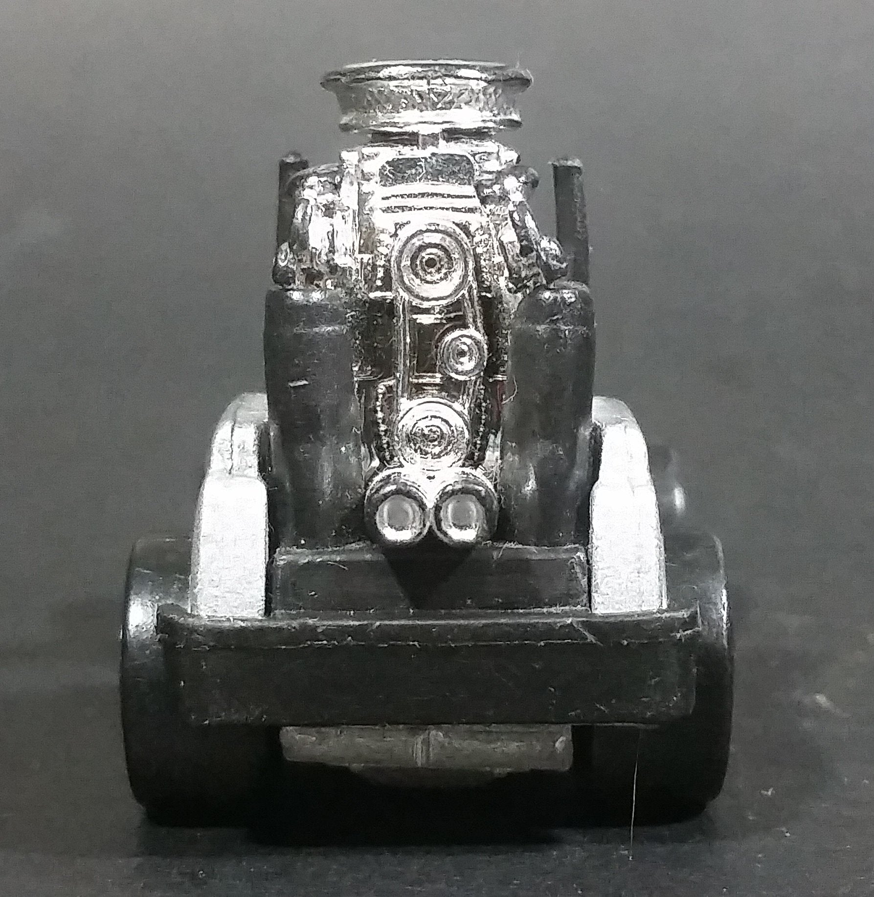 2007 Hot Wheels Wild Things Fore Wheeler Tee'd Off Metalflake Grey Die Cast Toy Car Golf Cart Vehicle 13