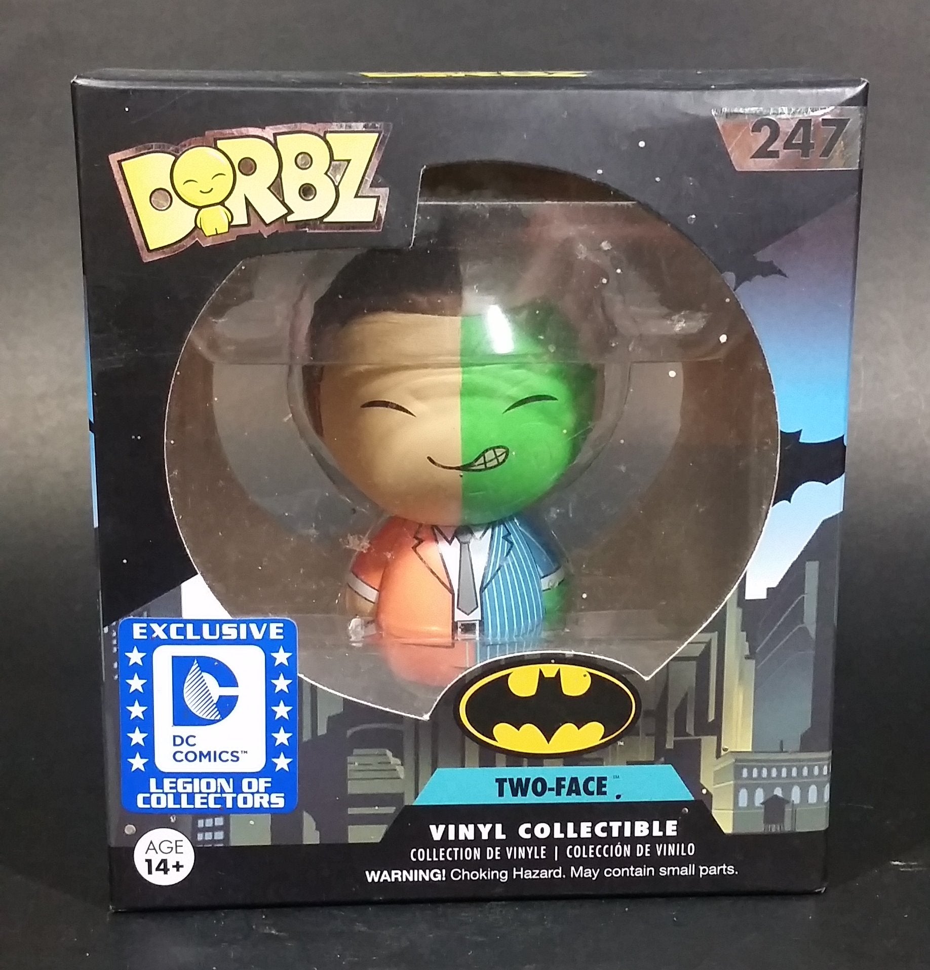 Funko Dorbz Exclusive Legion of Collectors Two-Face #247 Vinyl Collectible New in Box