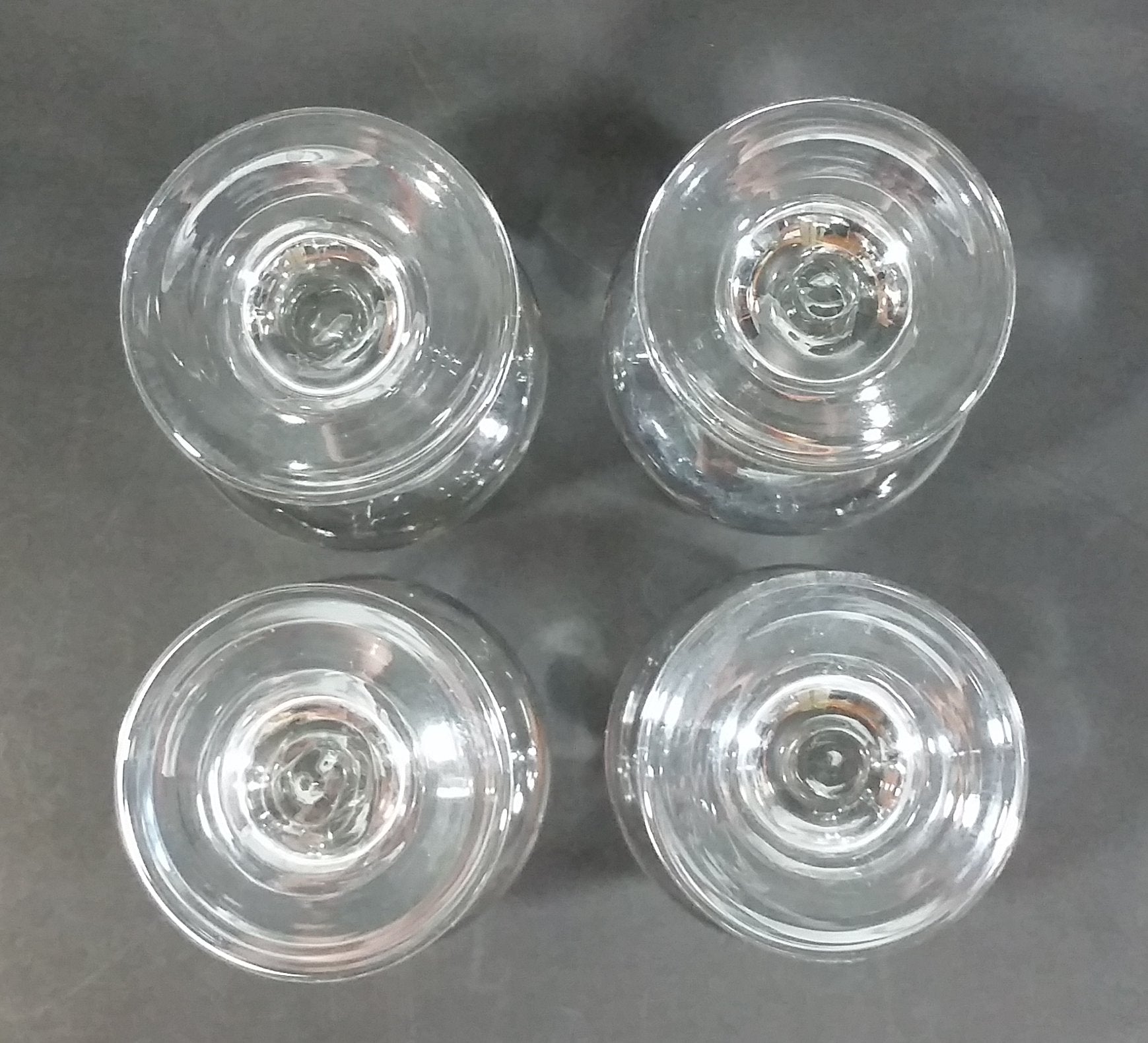 Set of 4 Vintage Libbey Pheasant Hunting Game Bird Rimmed 5" Wine Glasses 6