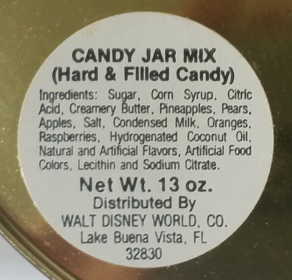 Vintage Walt Disney Productions Snow White and The Seven Dwarfs Candy Jar Mix Round Collectible Tin Container 15