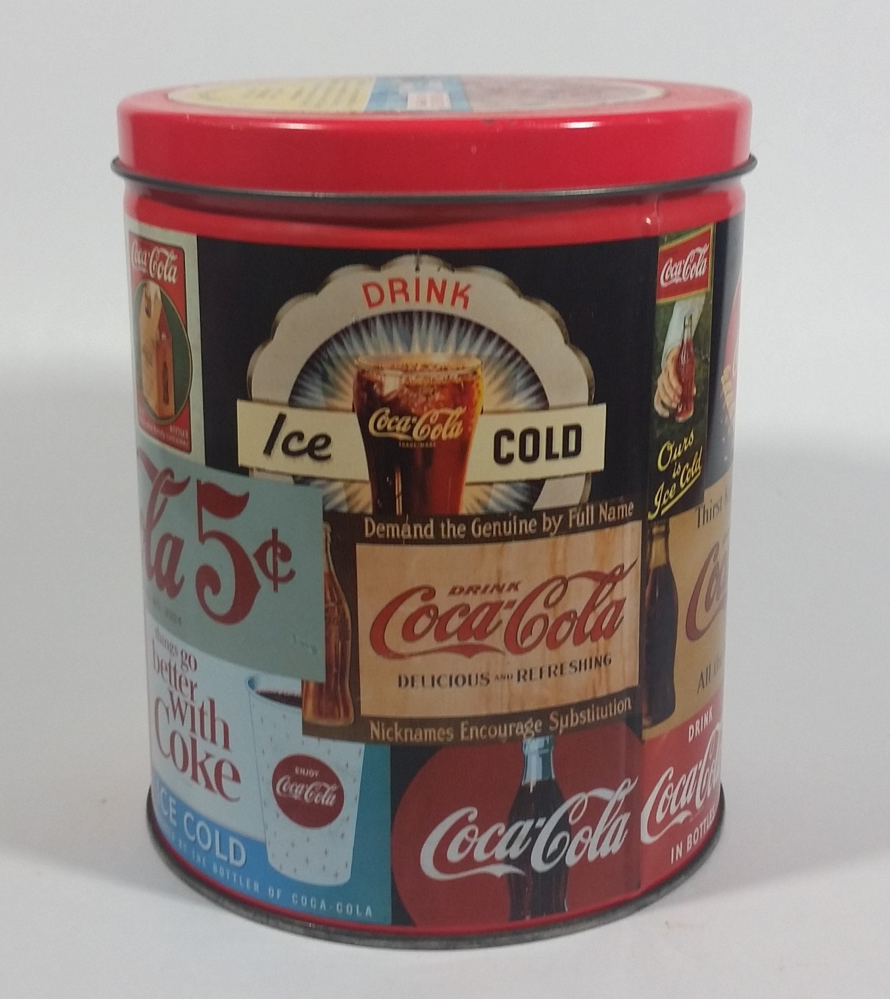 1994 Coca-Cola Coke Soda Pop Carriage Trade Mini Twist Pretzels Nostalgic Tin Beverage Advertising Collectible 4
