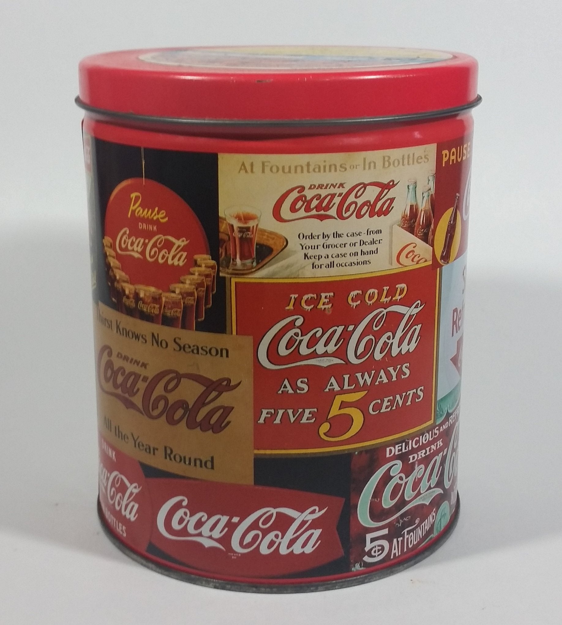 1994 Coca-Cola Coke Soda Pop Carriage Trade Mini Twist Pretzels Nostalgic Tin Beverage Advertising Collectible 7